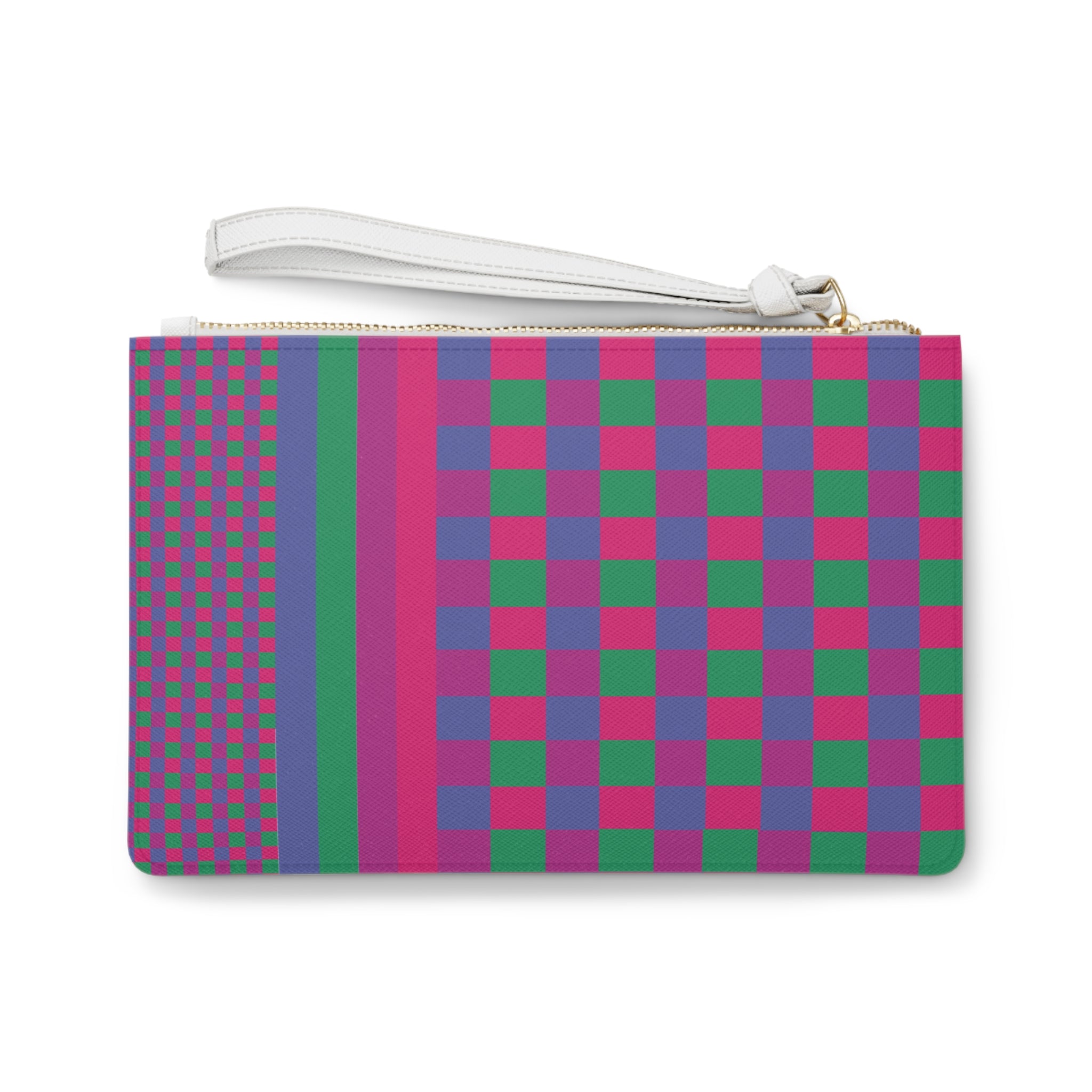 Colorblock Clutch Bag