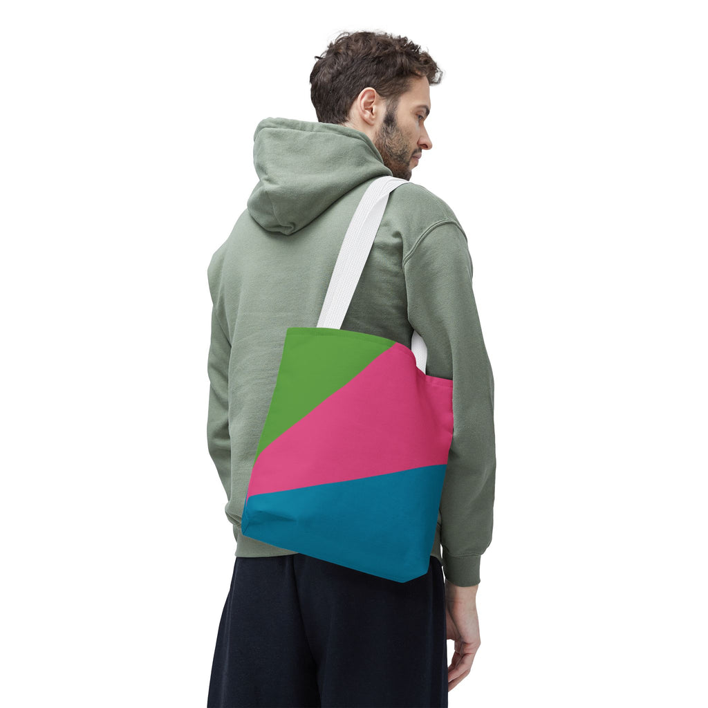 Colorblock Tote Bag