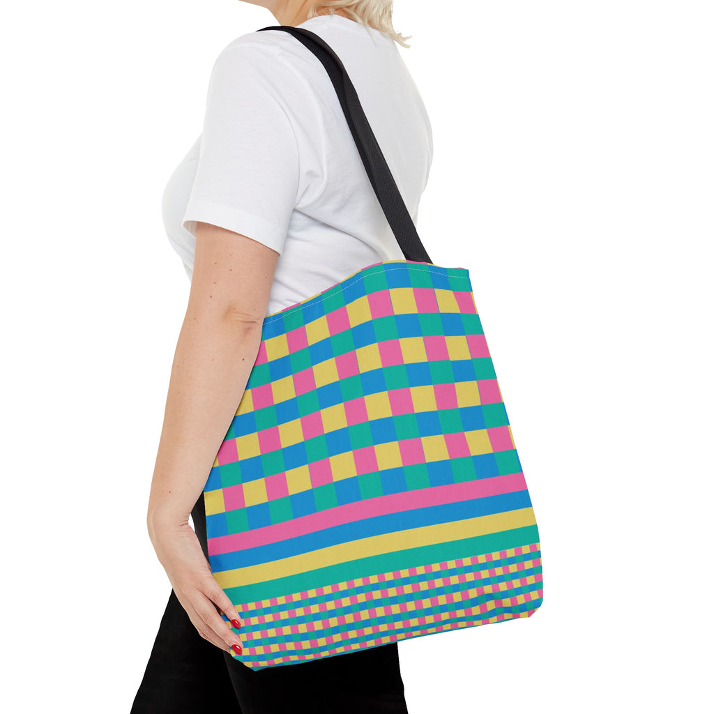 Colorblock Tote Bag