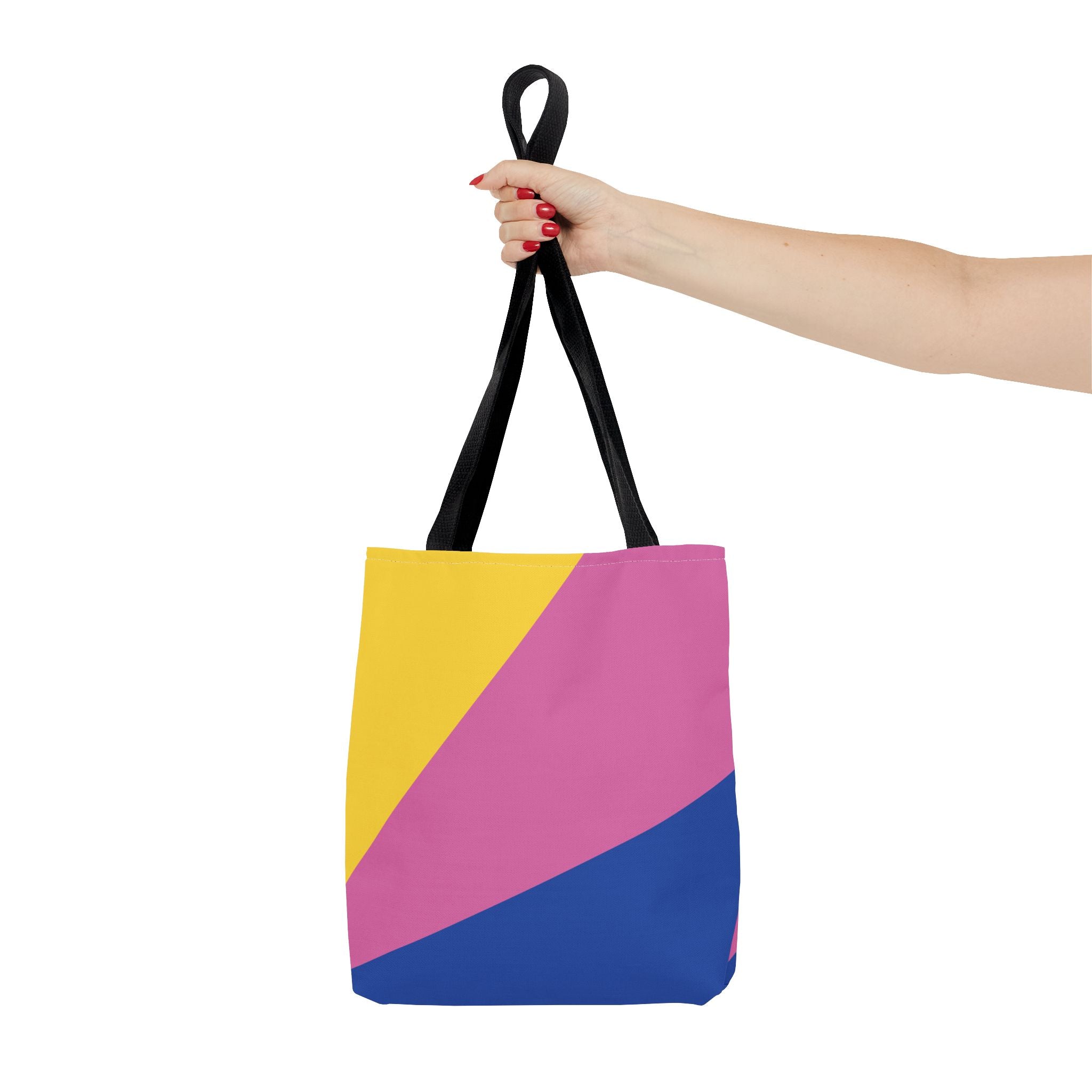 Colorblock Tote Bag