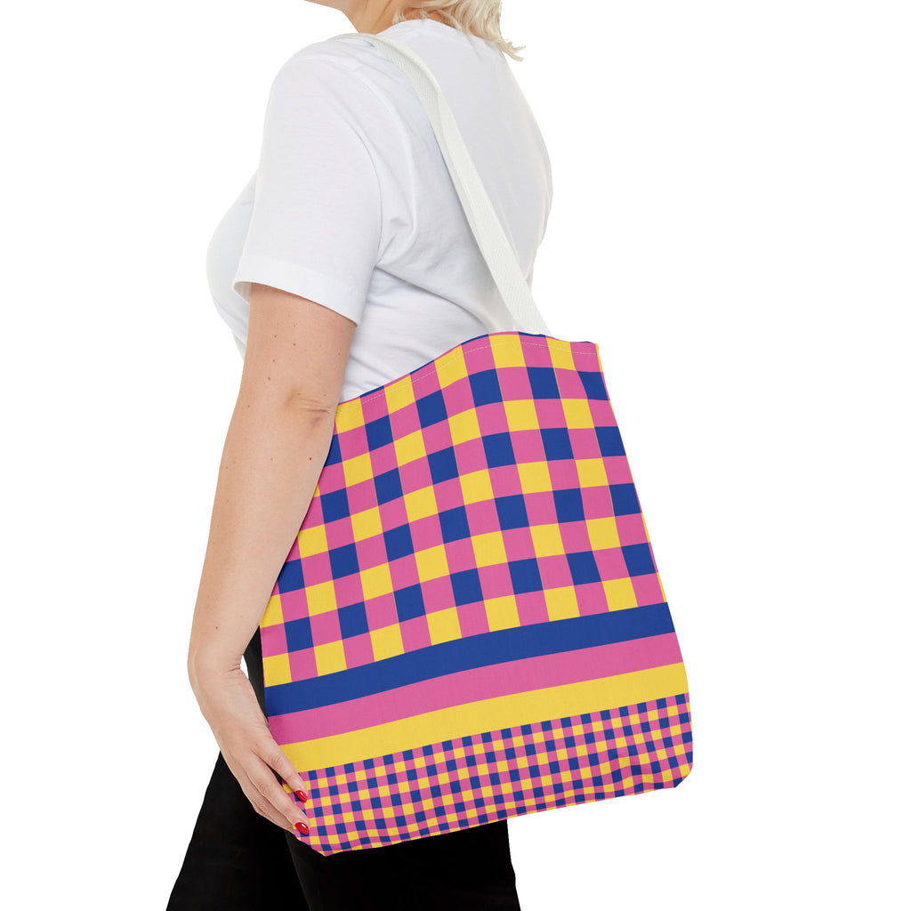 Colorblock Tote Bag