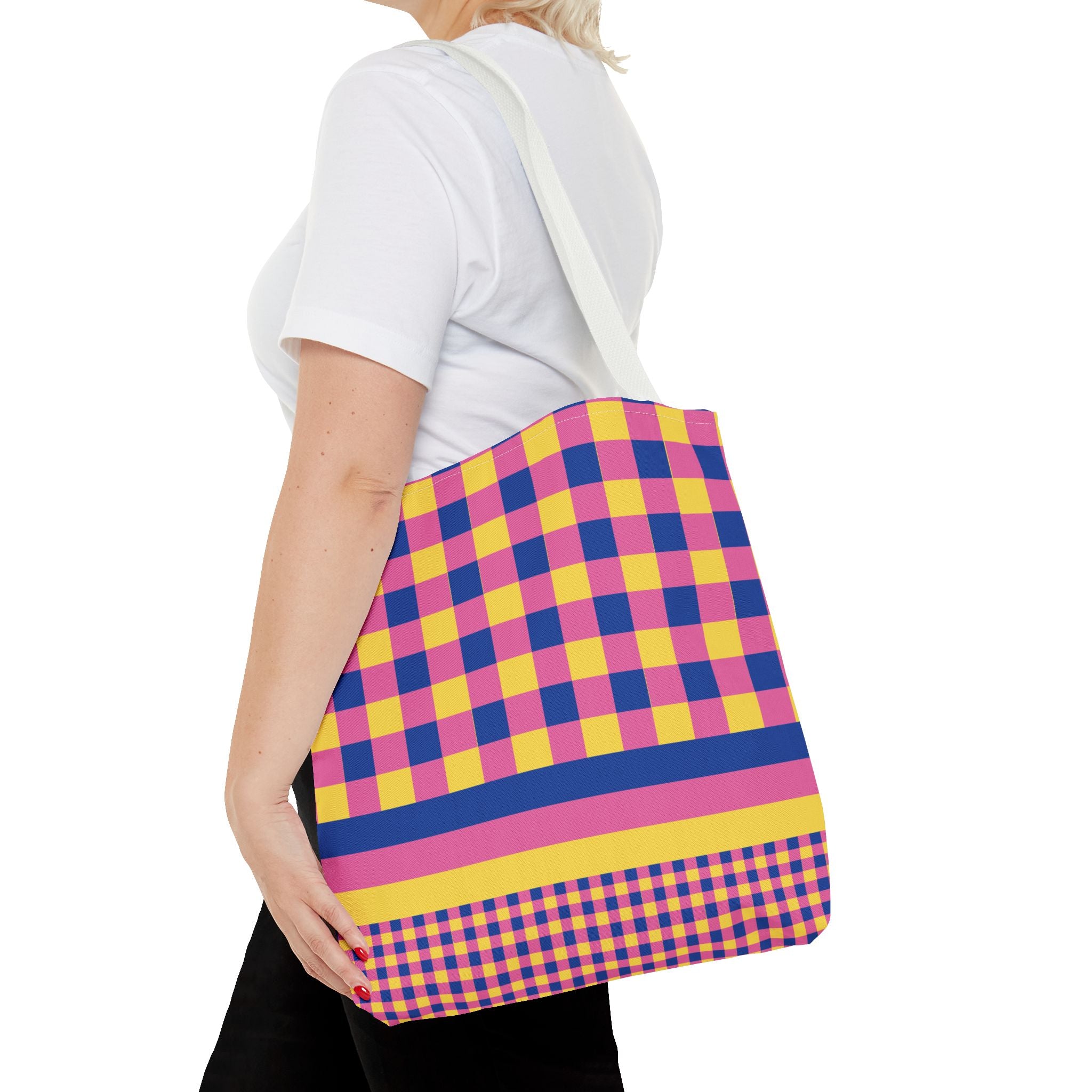 Colorblock Tote Bag