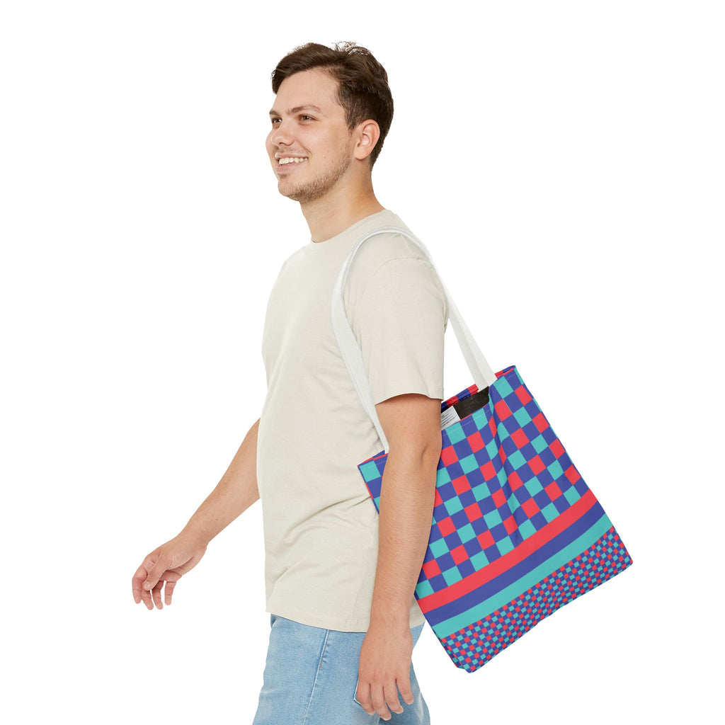 Colorblock Tote Bag