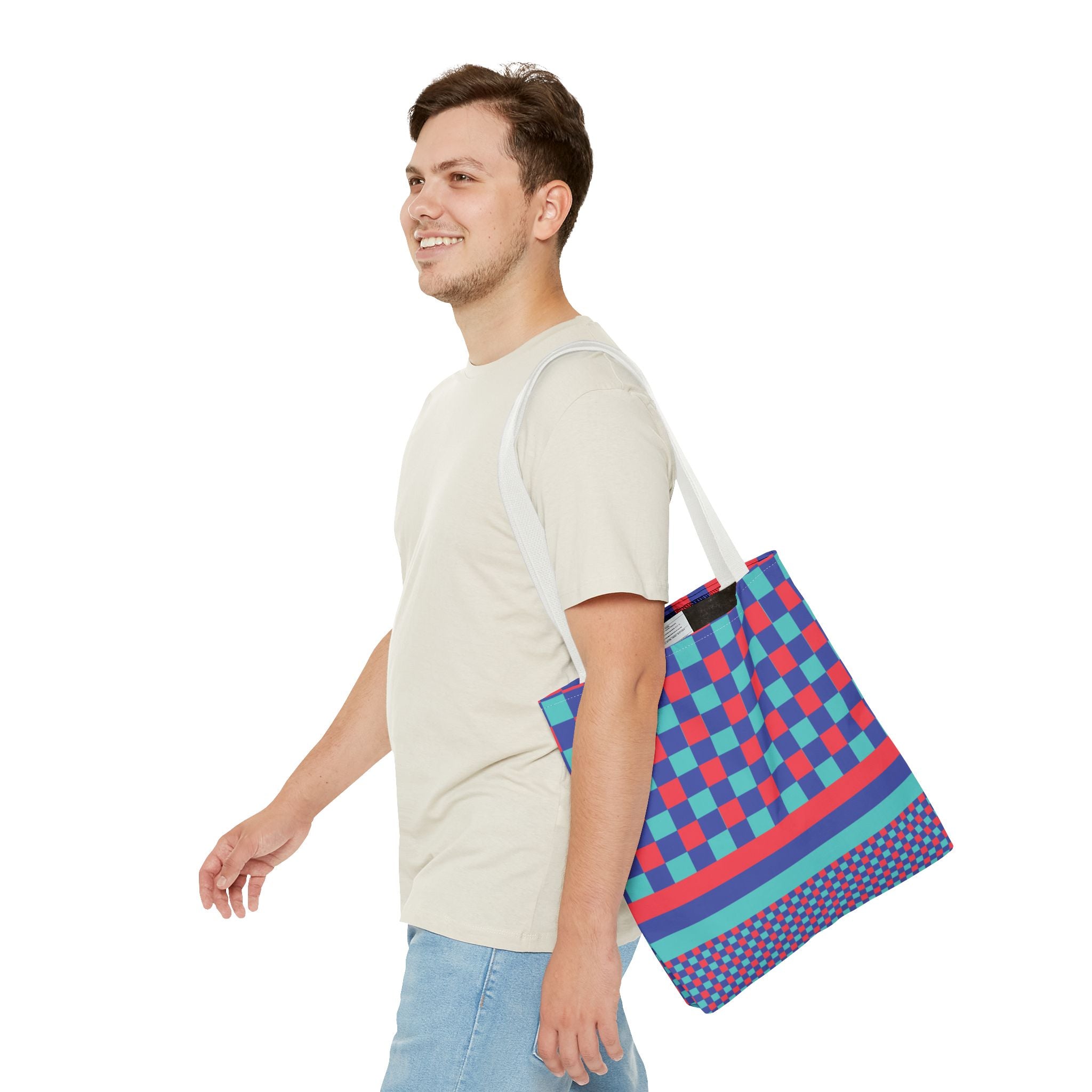 Colorblock Tote Bag