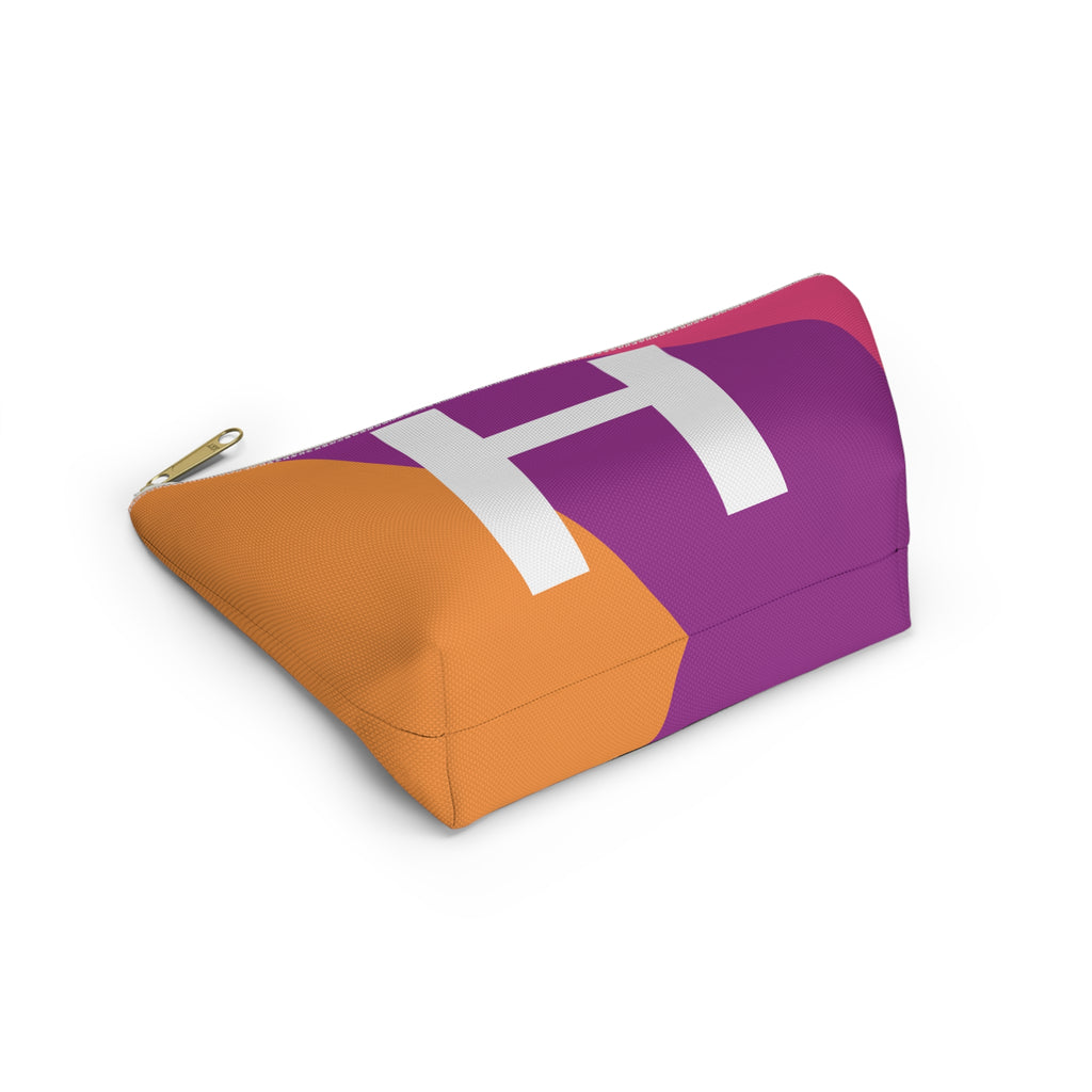 Colorblock Accessory Pouch — Monogram H T-Bottom Cosmetic Bag
