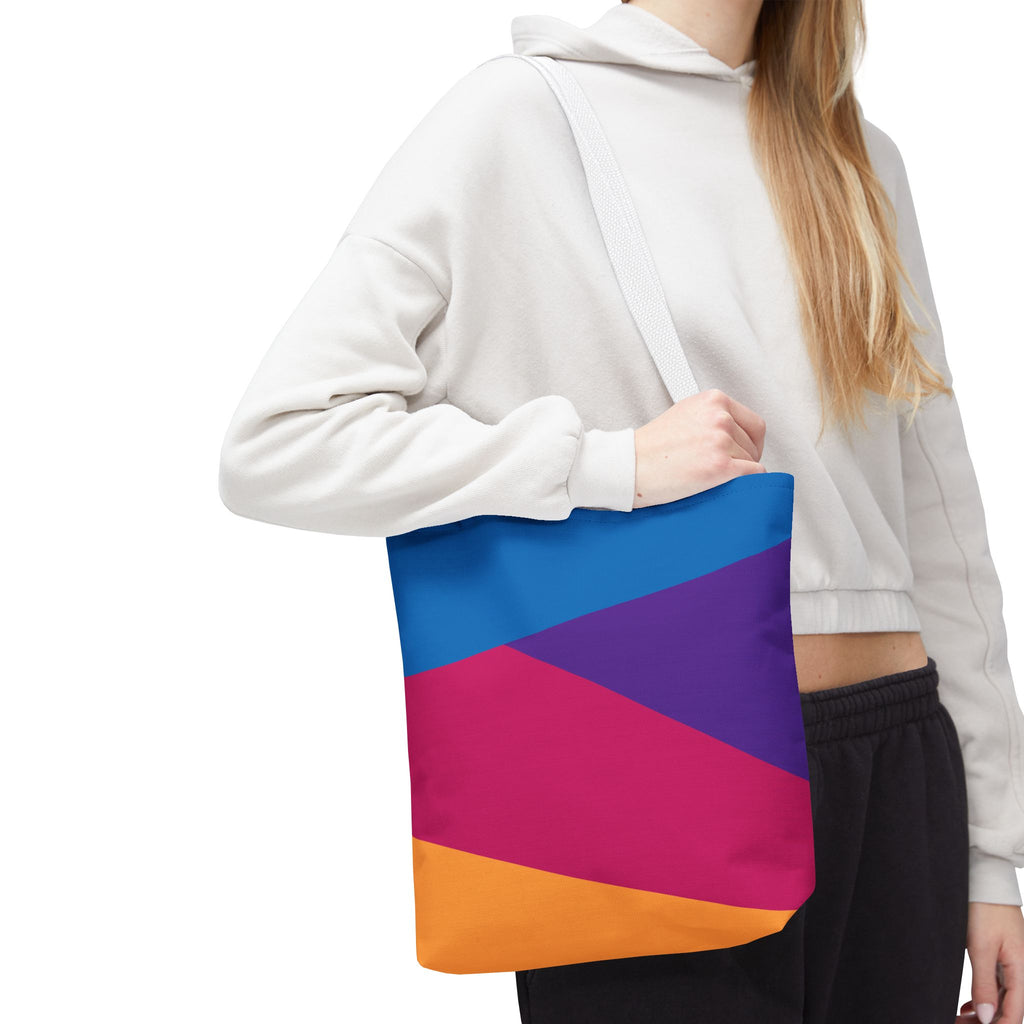 Colorblock Tote Bag