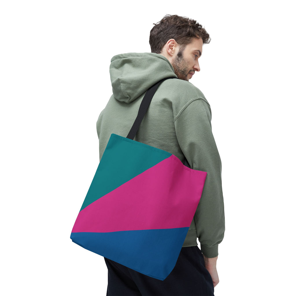 Colorblock Tote Bag