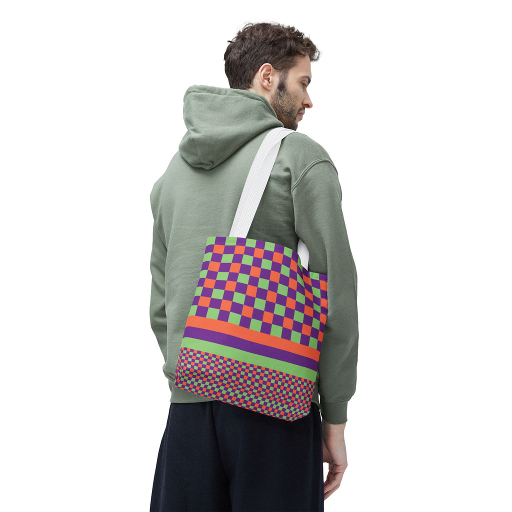 Colorblock Tote Bag