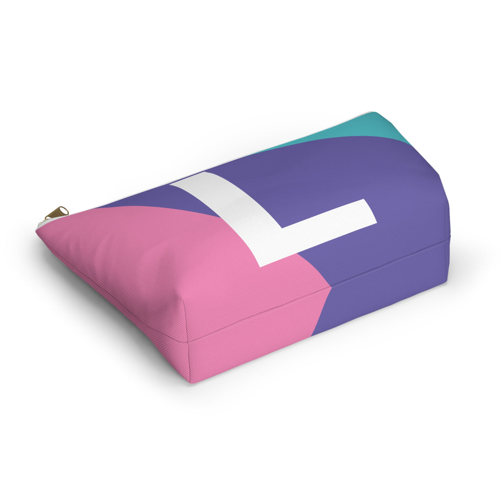 Colorblock Accessory Pouch — Monogram L T-Bottom Cosmetic Bag