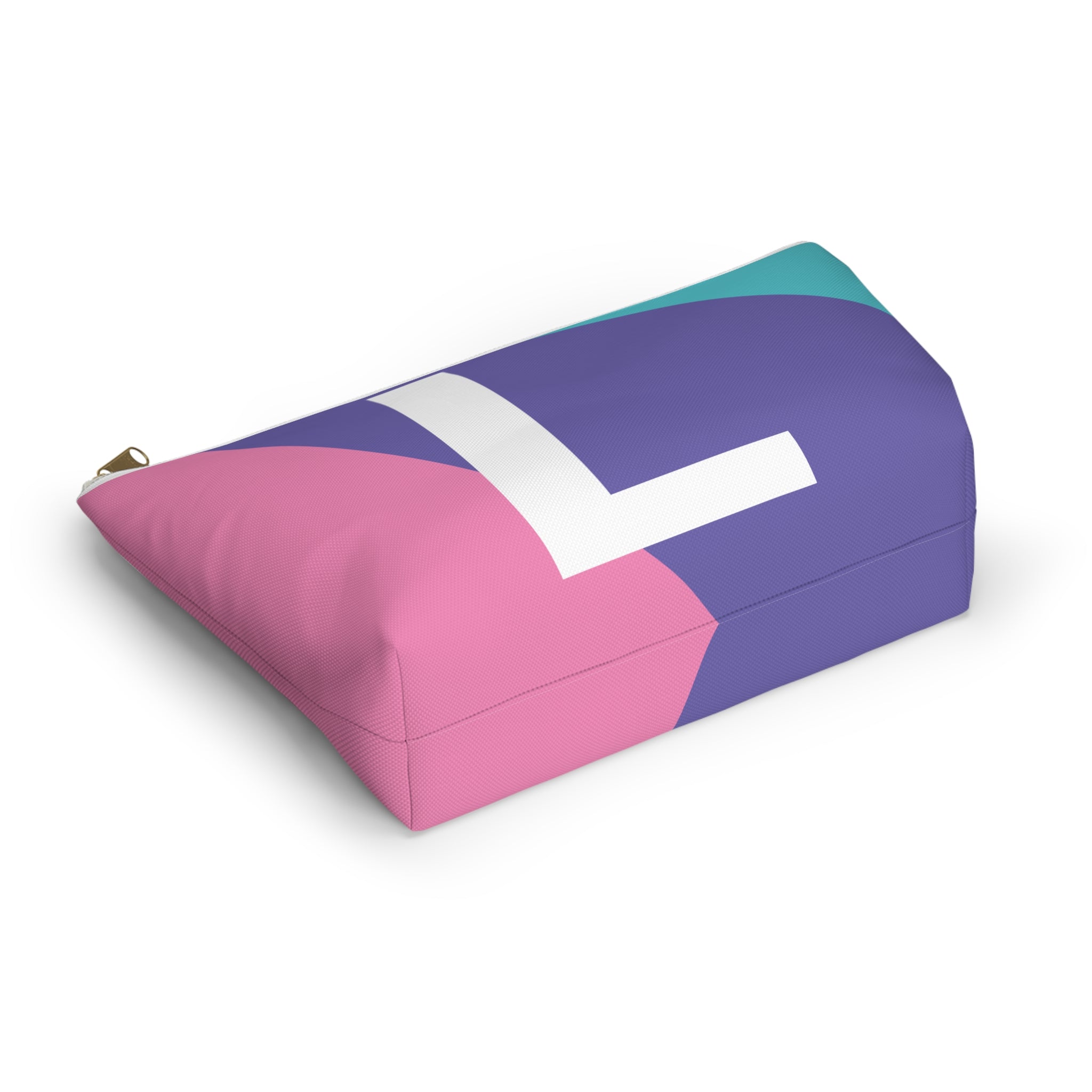 Colorblock Accessory Pouch — Monogram L T-Bottom Cosmetic Bag