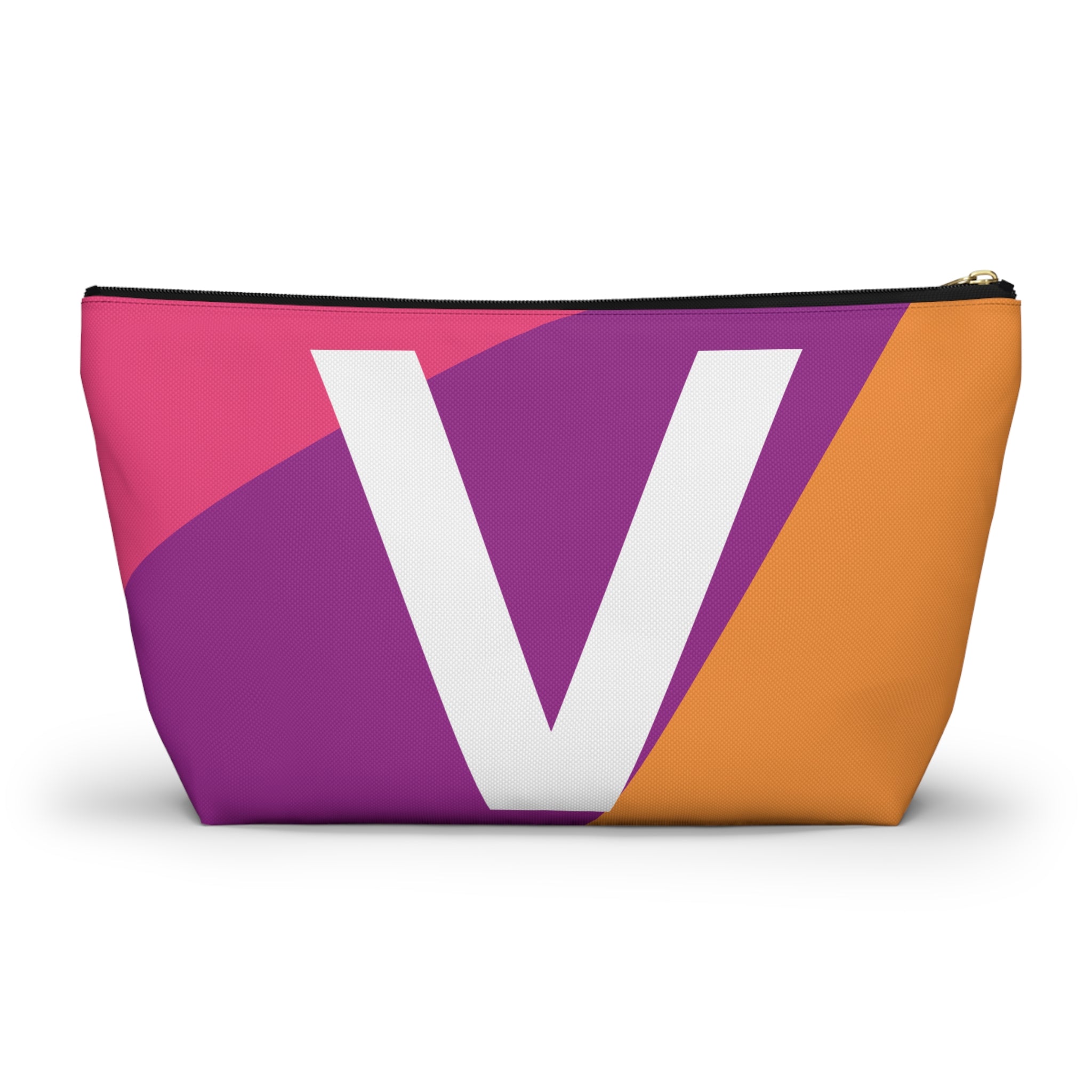 Colorblock Accessory Pouch — Monogram V T-Bottom Cosmetic Bag