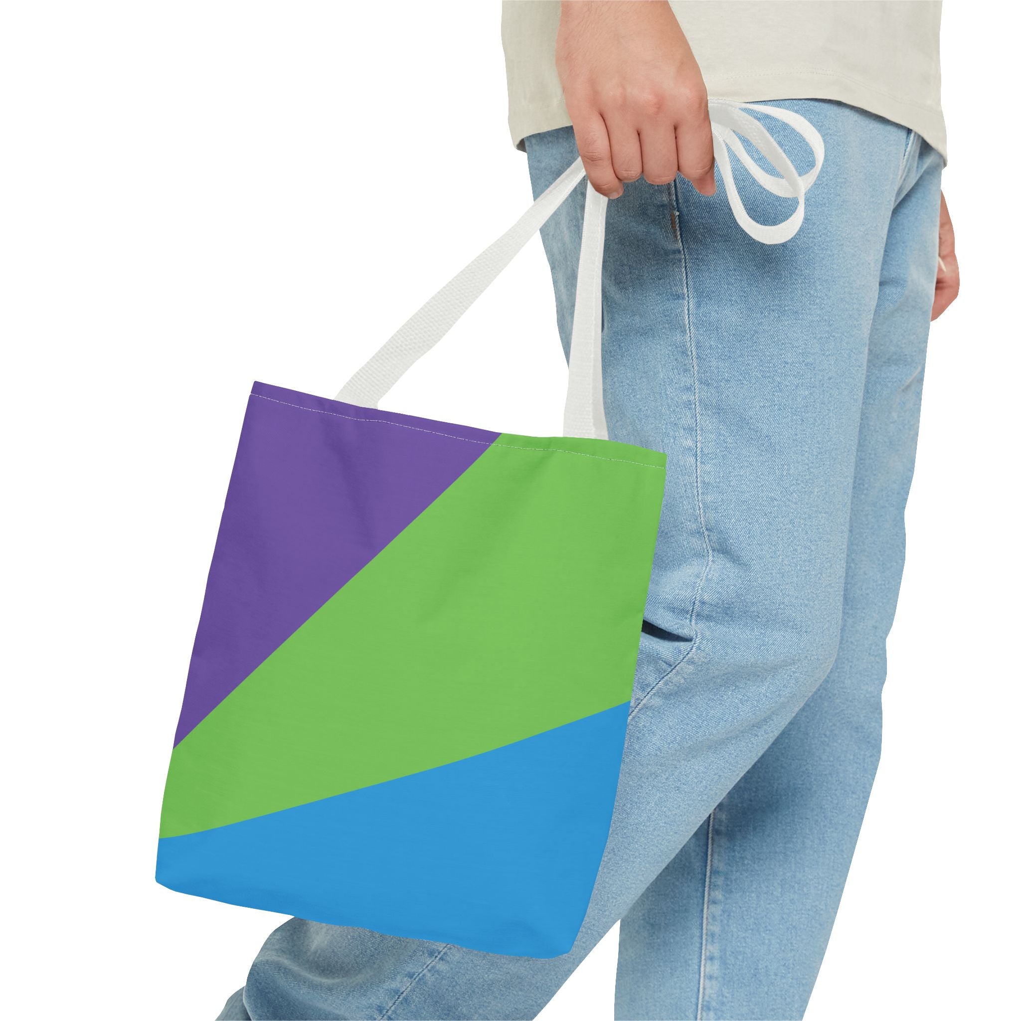 Colorblock Tote Bag