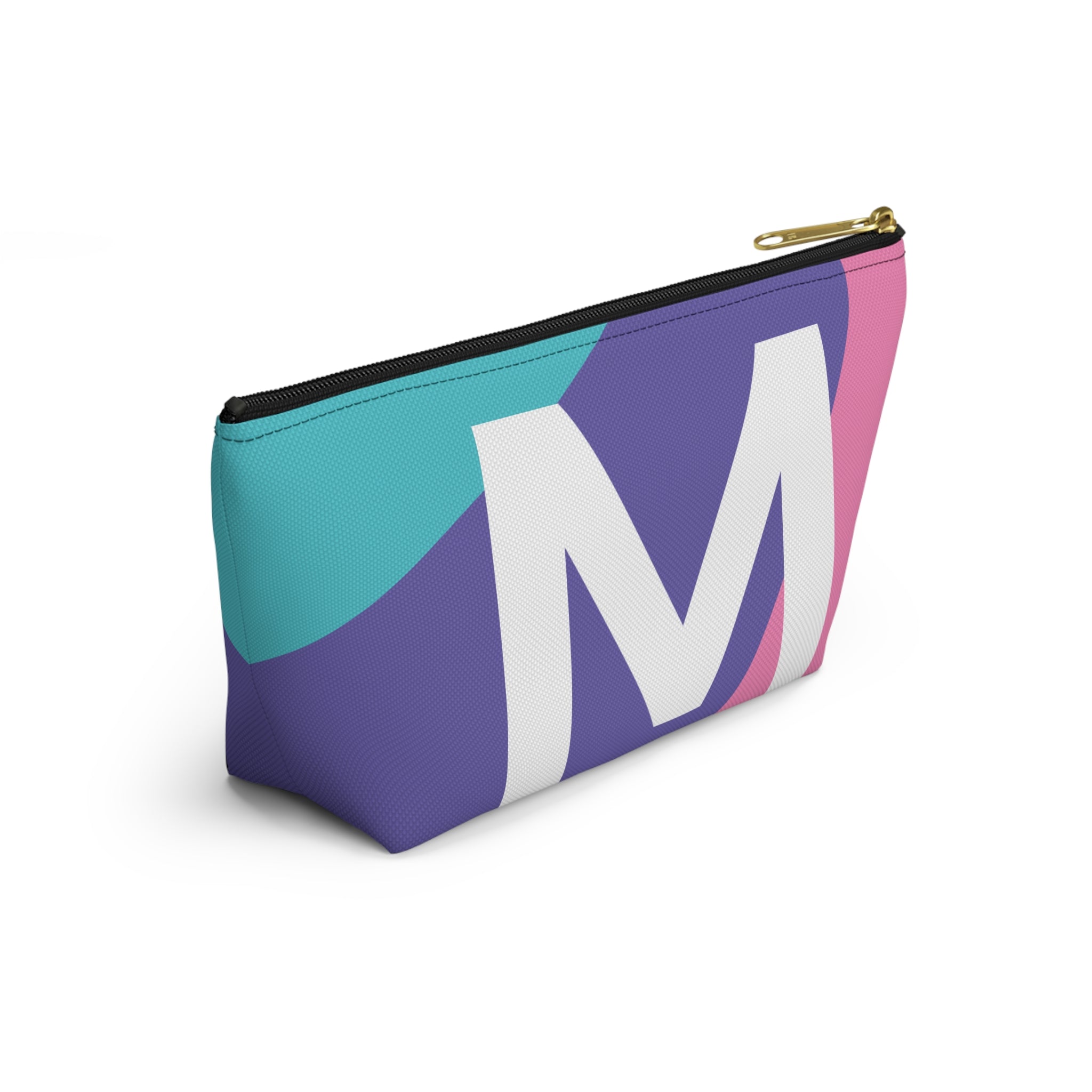 Colorblock Accessory Pouch — Monogram M T-Bottom Cosmetic Bag