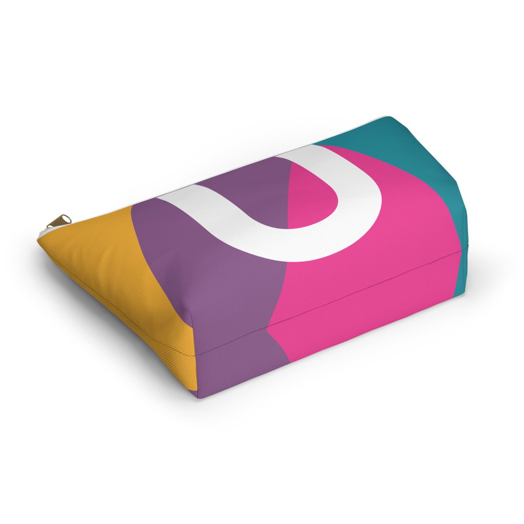 Colorblock Accessory Pouch — Monogram U T-Bottom Cosmetic Bag