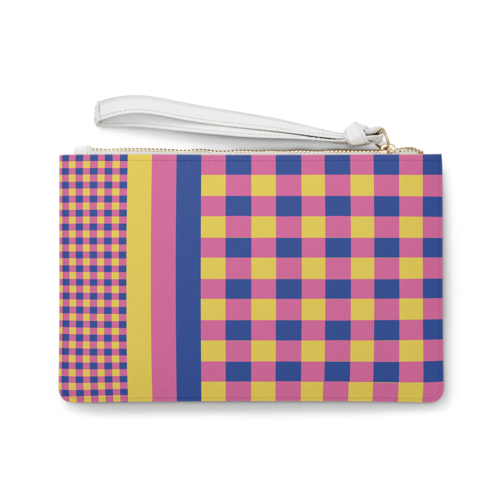 Colorblock Clutch Bag
