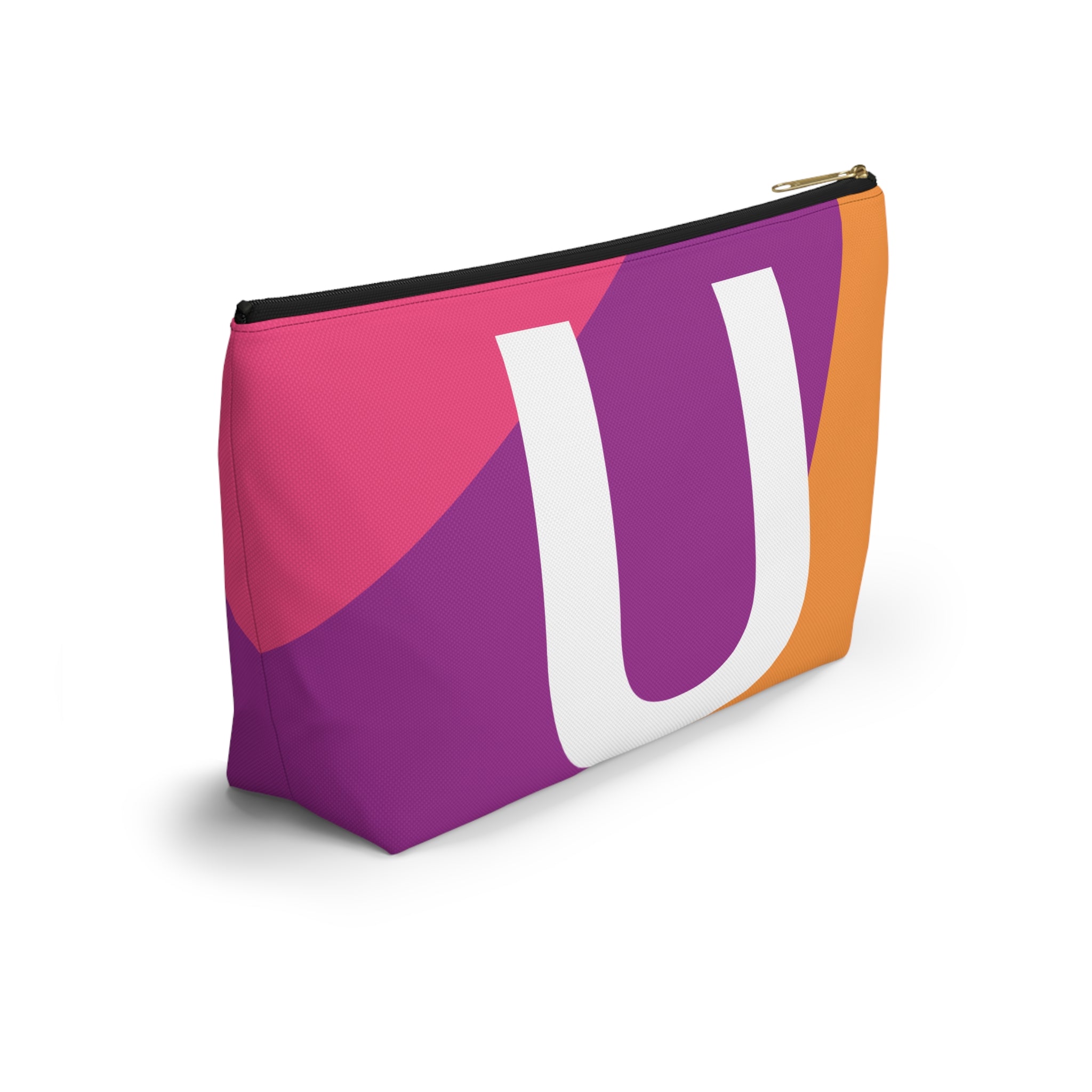 Colorblock Accessory Pouch — Monogram U T-Bottom Cosmetic Bag