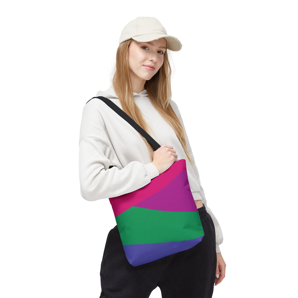 Colorblock Tote Bag