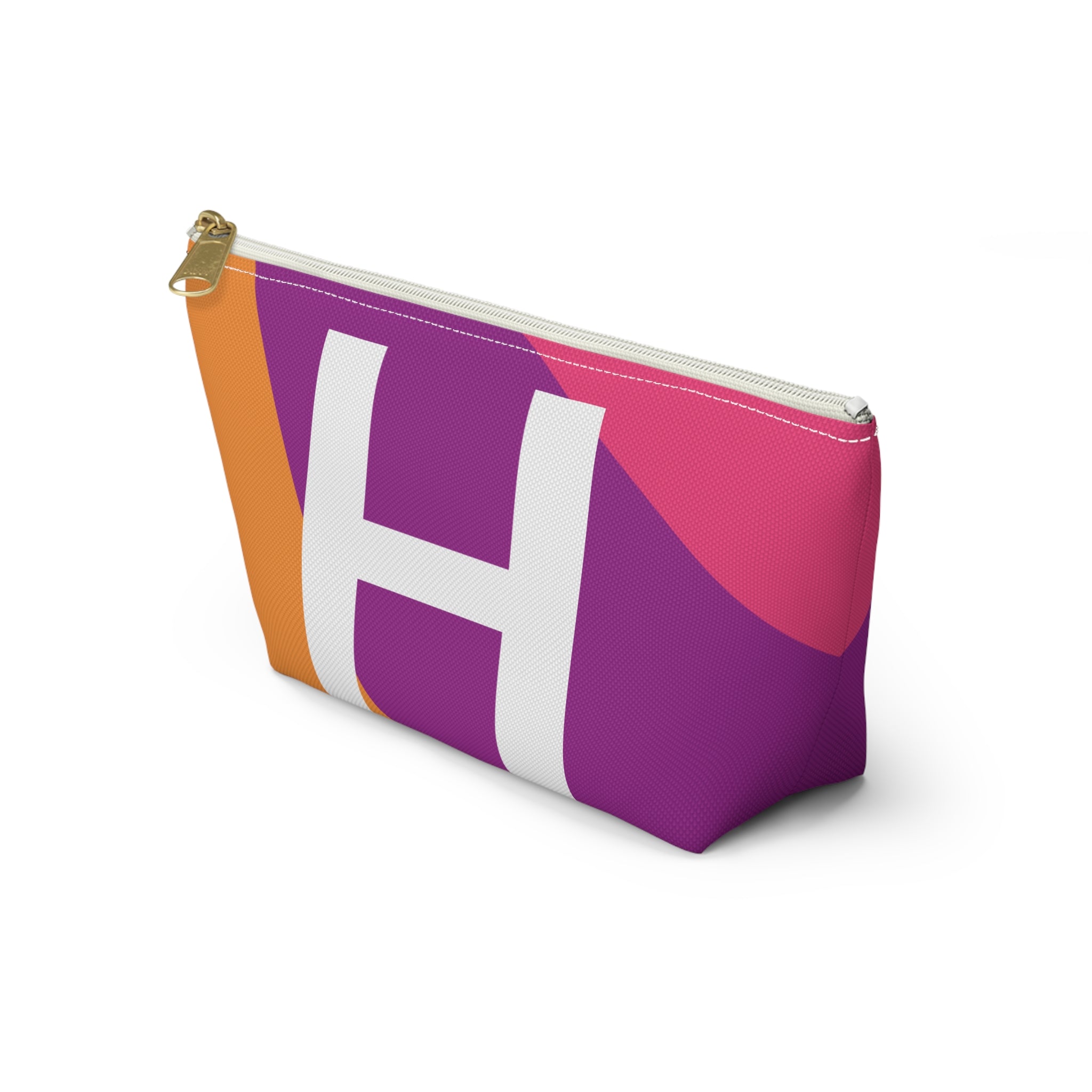 Colorblock Accessory Pouch — Monogram H T-Bottom Cosmetic Bag