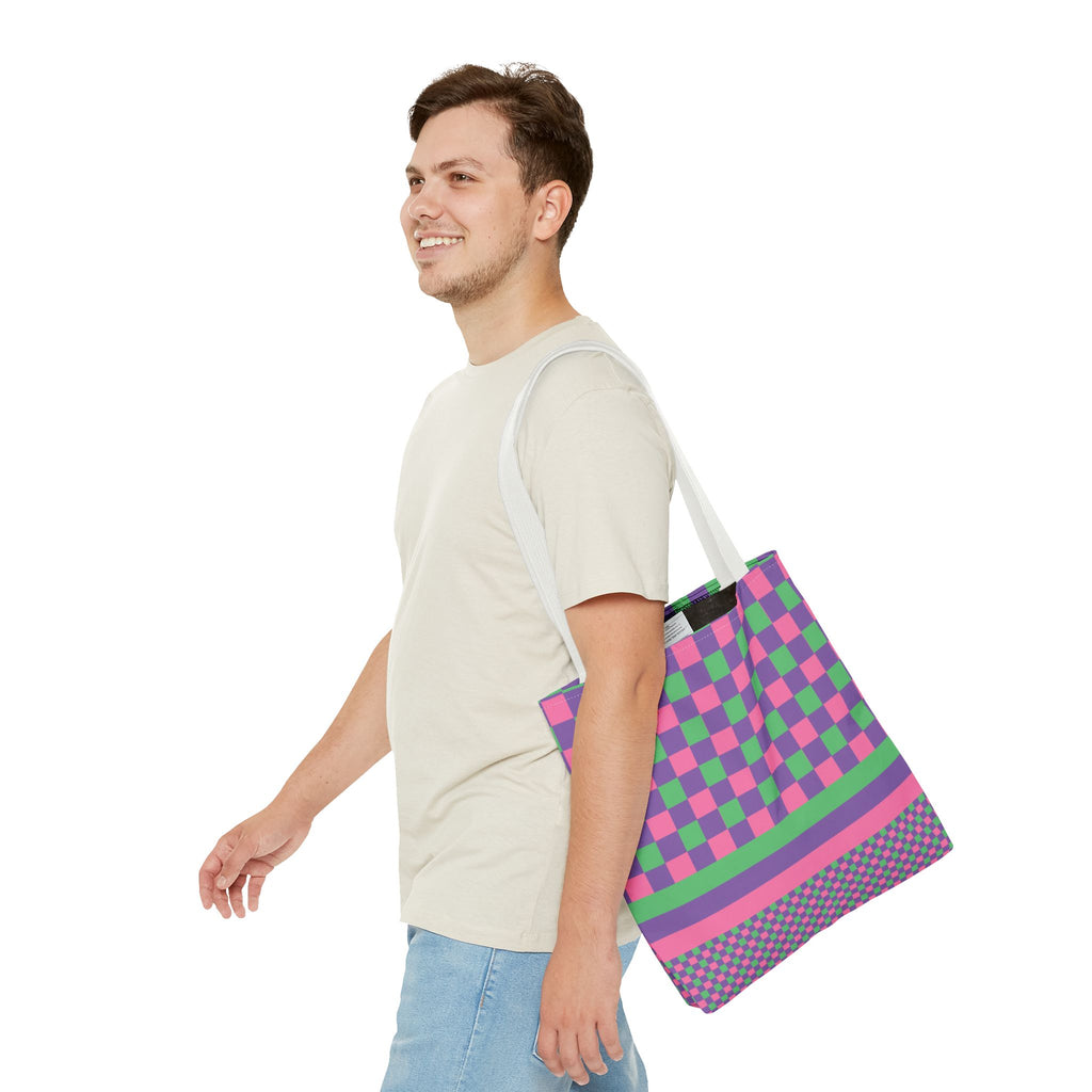 Colorblock Tote Bag