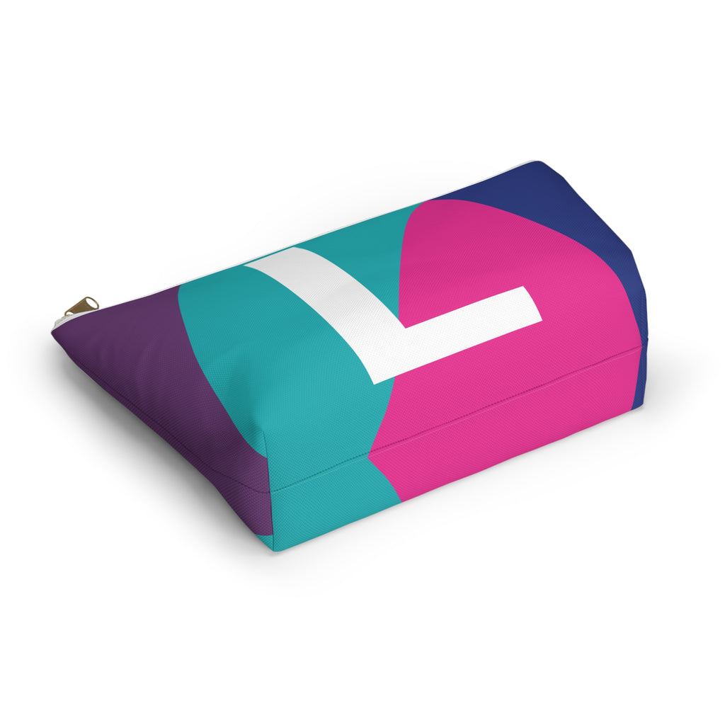 Colorblock Accessory Pouch — Monogram L T-Bottom Cosmetic Bag