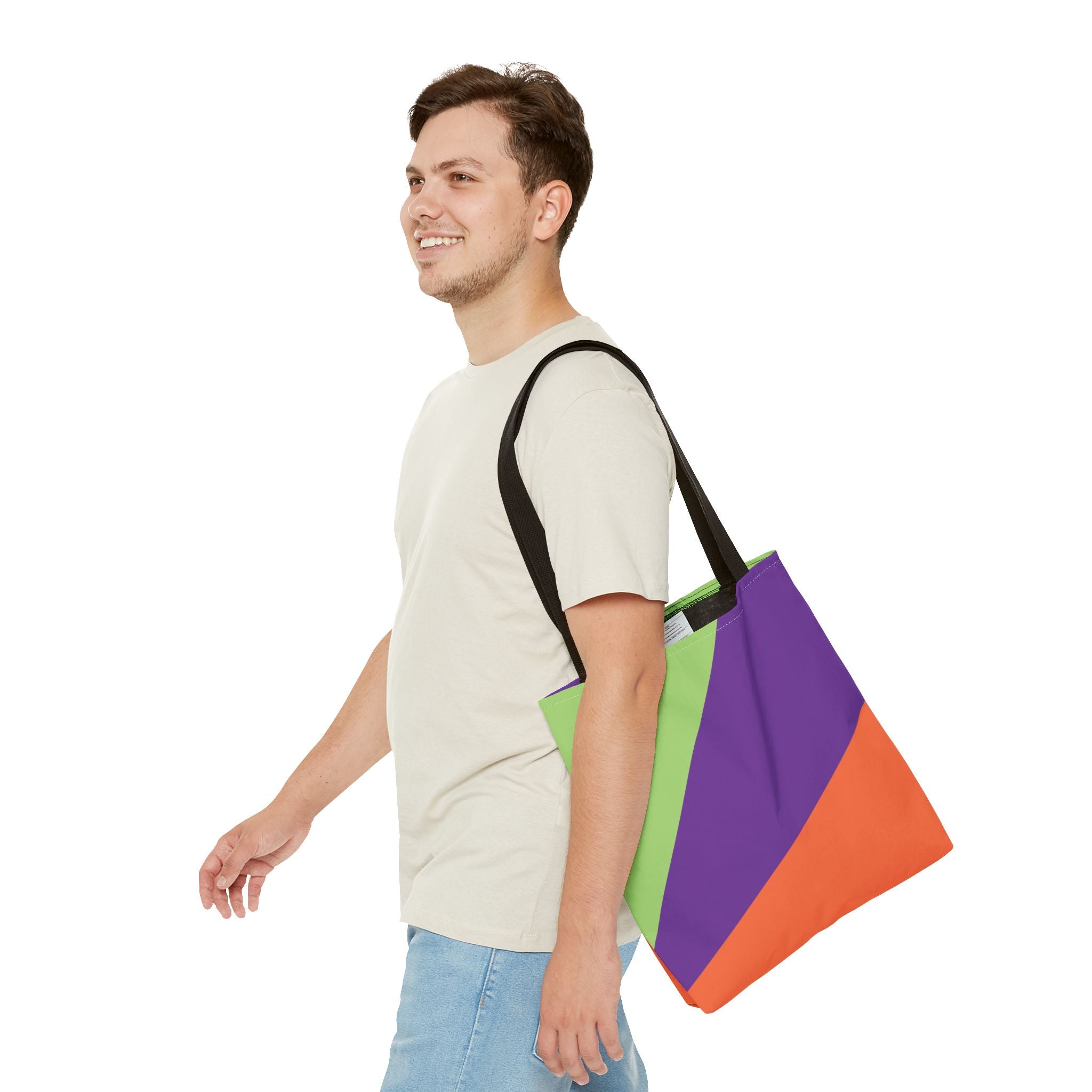 Colorblock Tote Bag