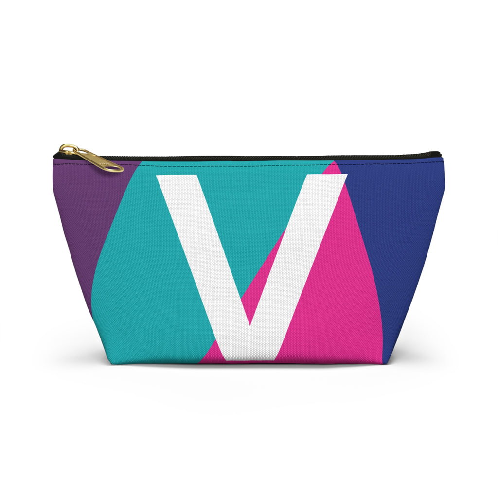 Colorblock Accessory Pouch — Monogram V T-Bottom Cosmetic Bag
