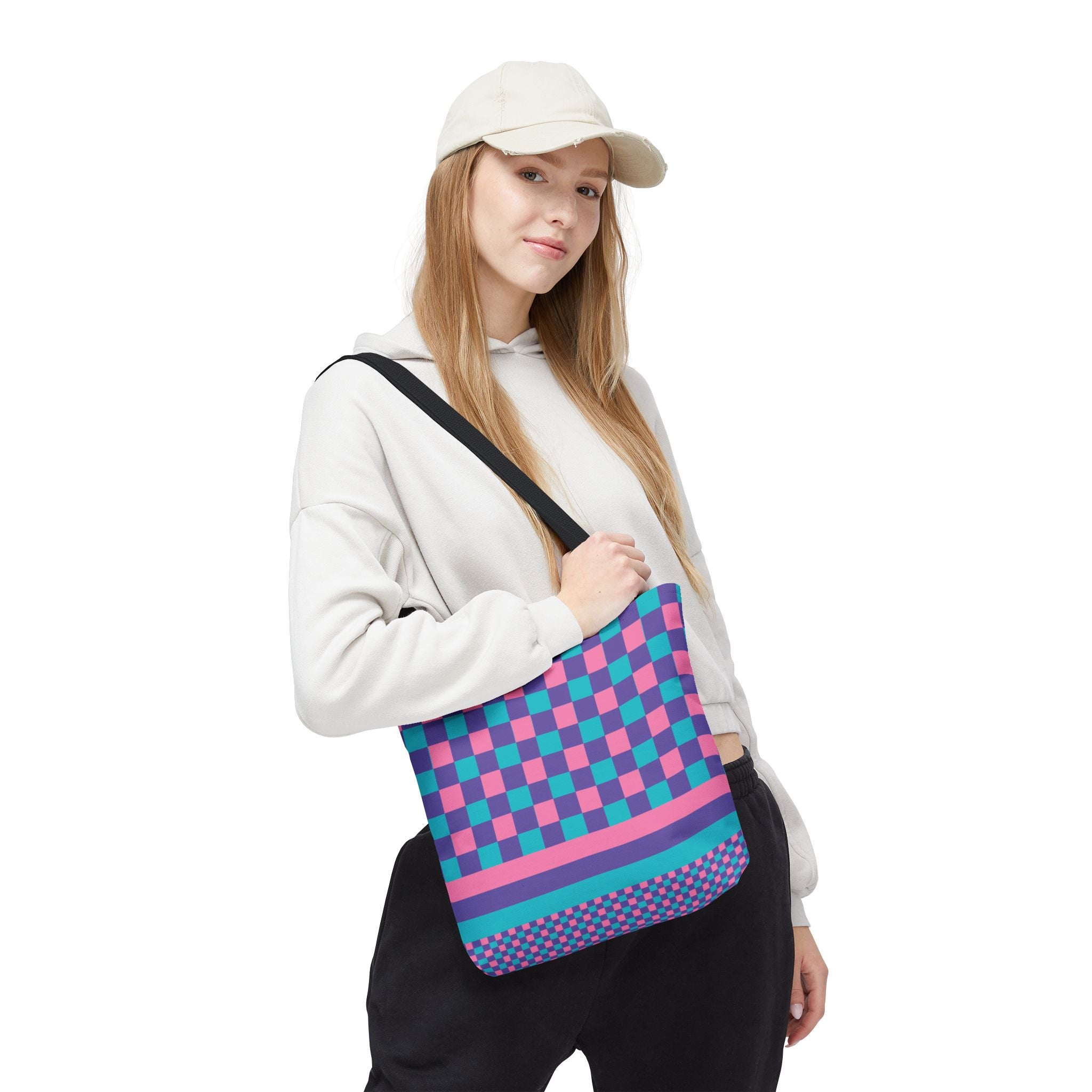 Colorblock Tote Bag