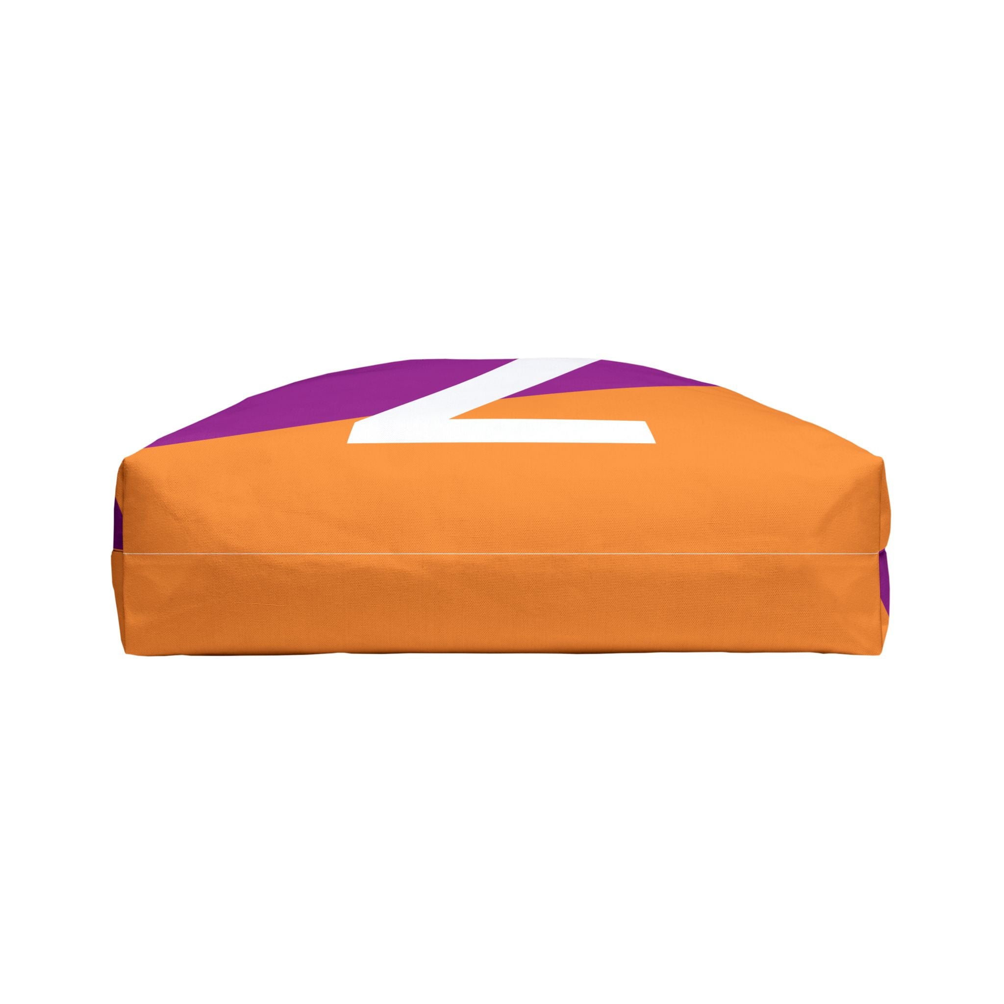Personalized 'Z' Colorblock Tote Bag — Monogram Weekender Tote