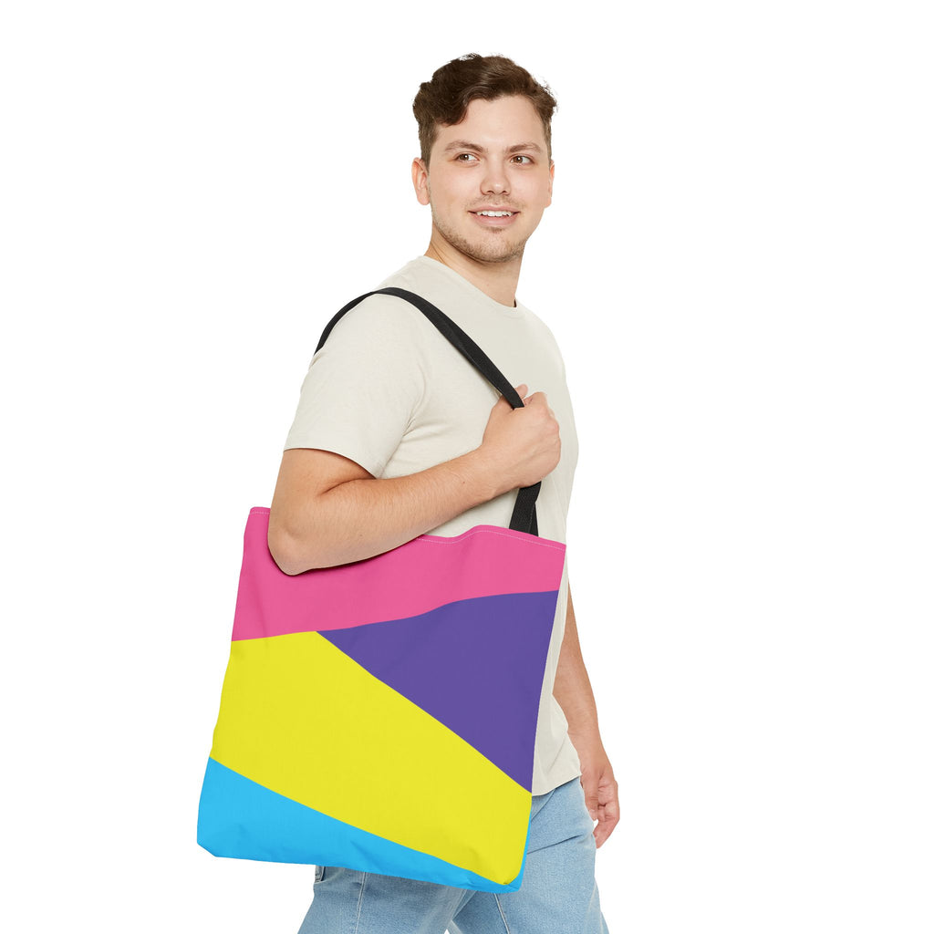 Colorblock Tote Bag