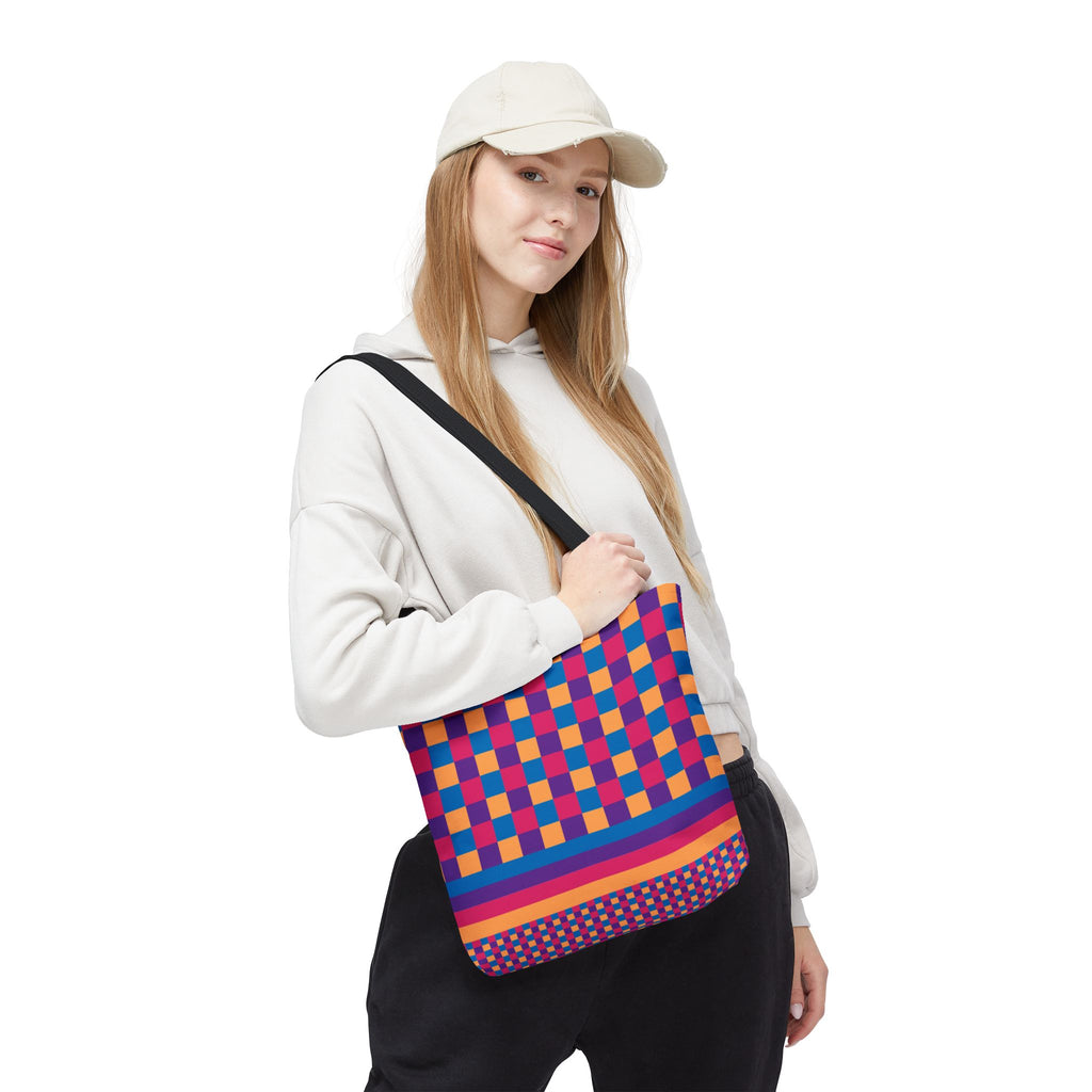 Colorblock Tote Bag