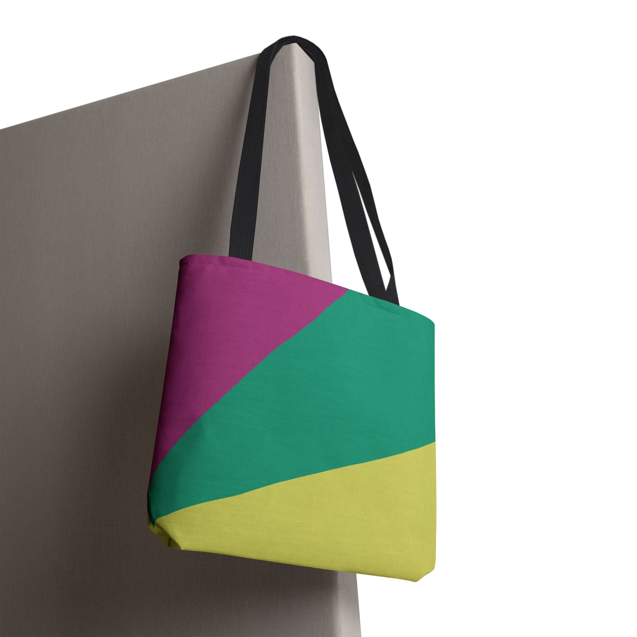 Colorblock Tote Bag