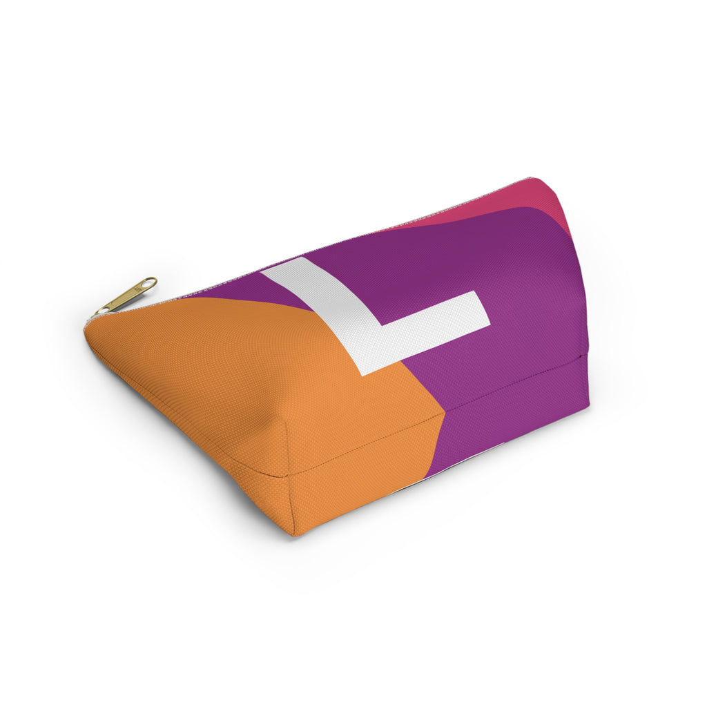Colorblock Accessory Pouch — Monogram L T-Bottom Cosmetic Bag