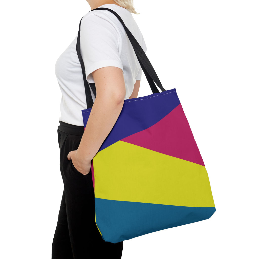 Colorblock Tote Bag