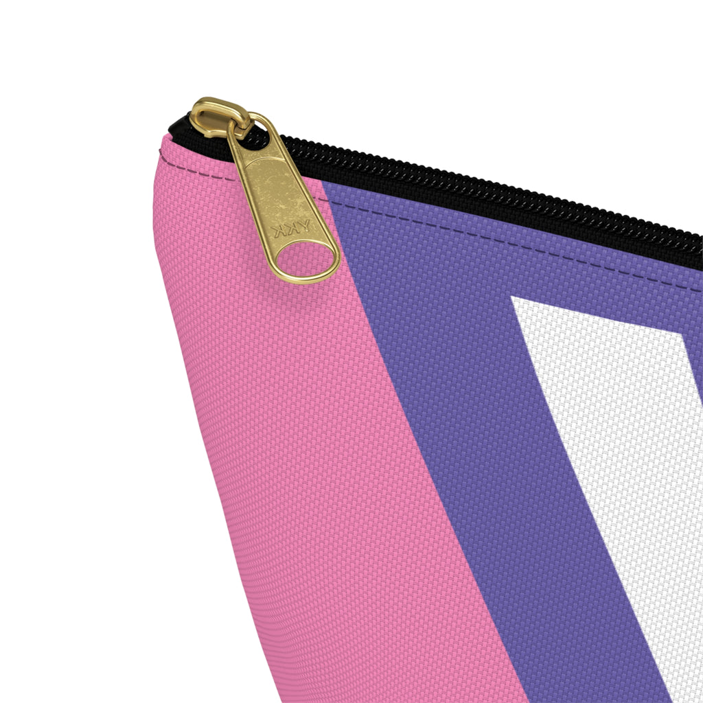 Colorblock Accessory Pouch — Monogram Y T-Bottom Cosmetic Bag