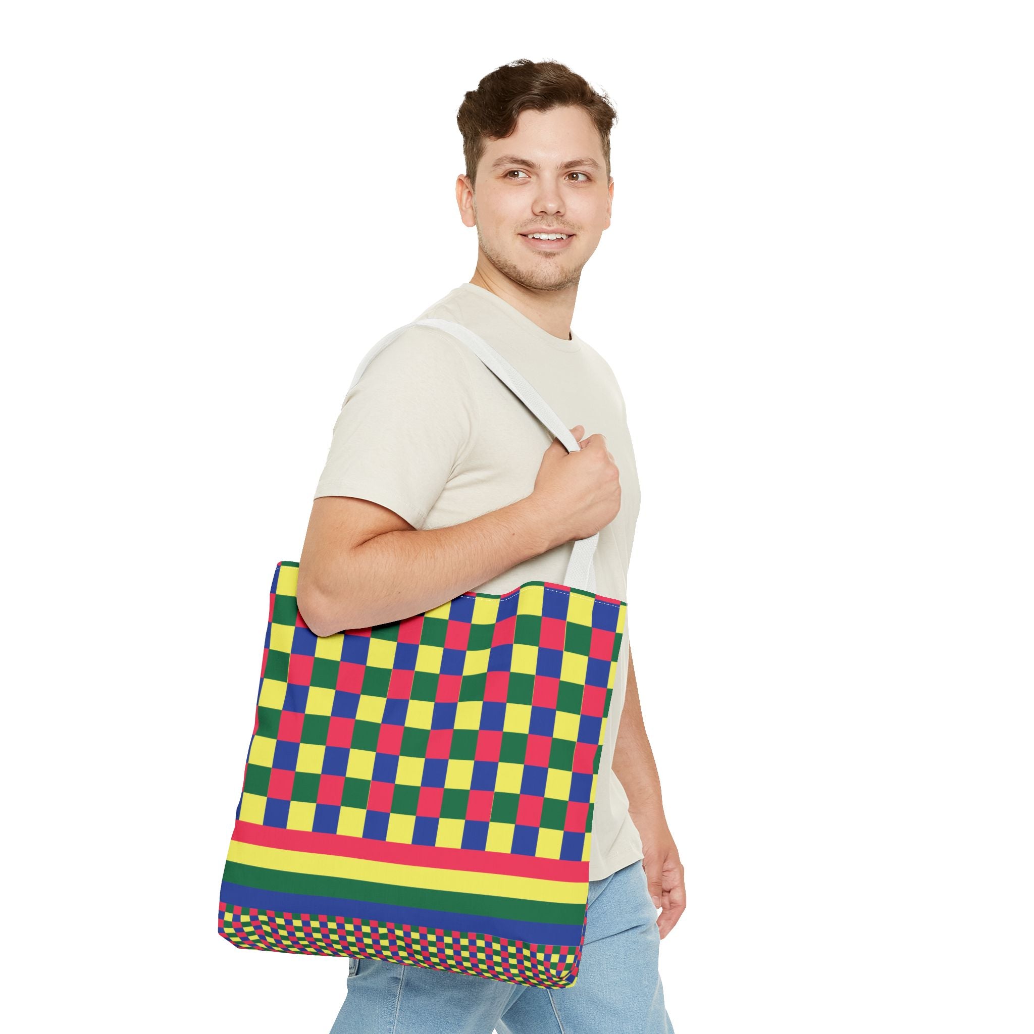 Colorblock Tote Bag
