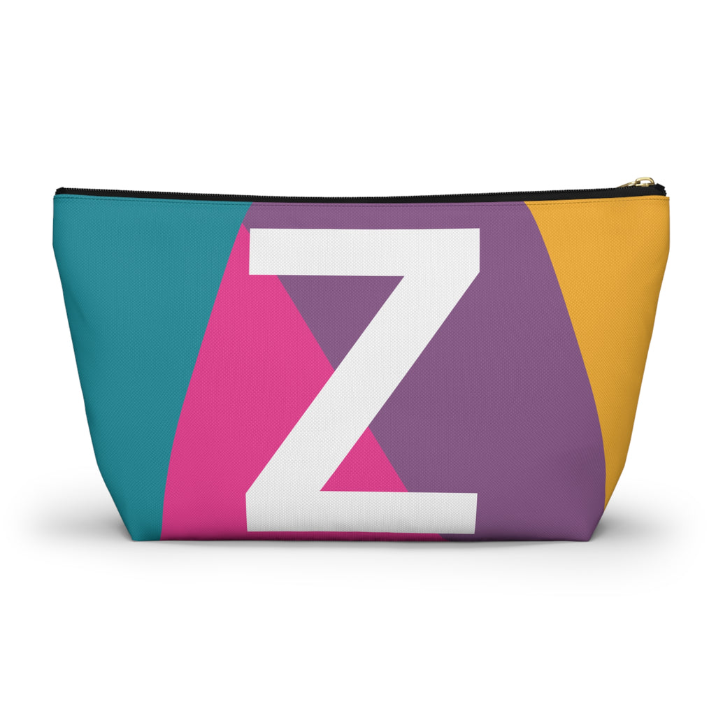 Colorblock Accessory Pouch — Monogram Z T-Bottom Cosmetic Bag