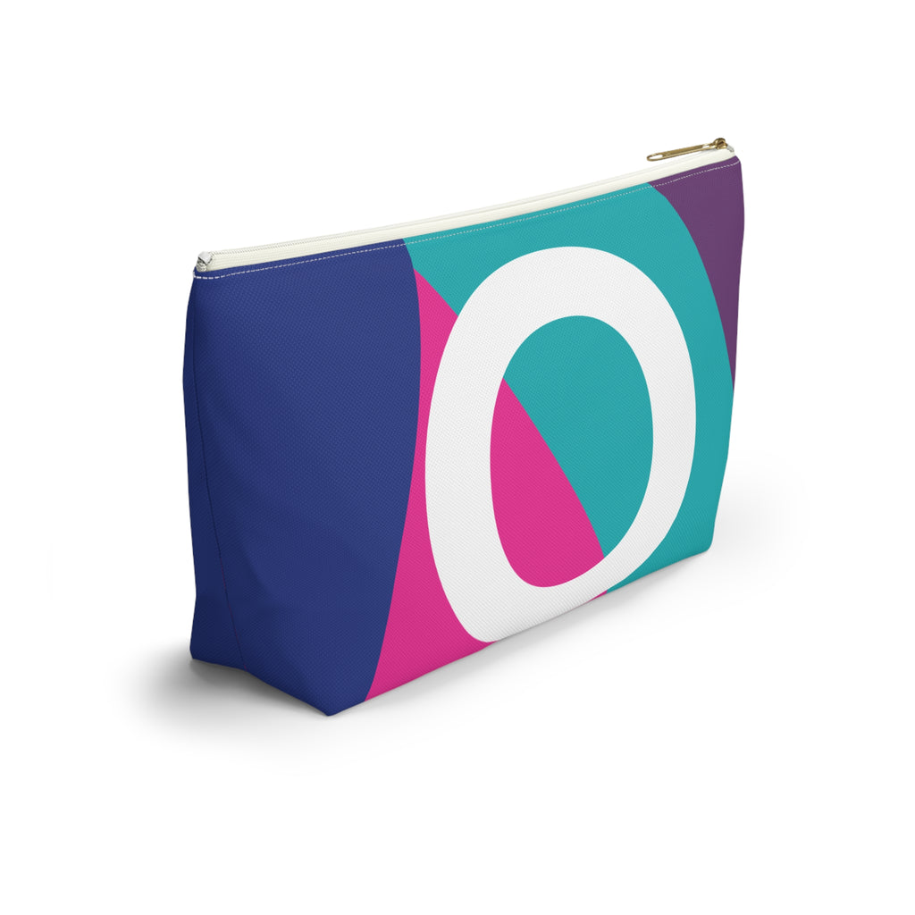 Colorblock Accessory Pouch — Monogram O T-Bottom Cosmetic Bag