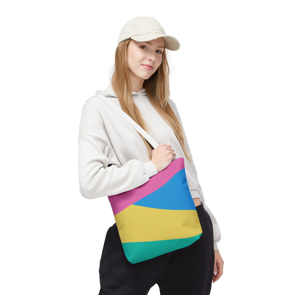 Colorblock Tote Bag