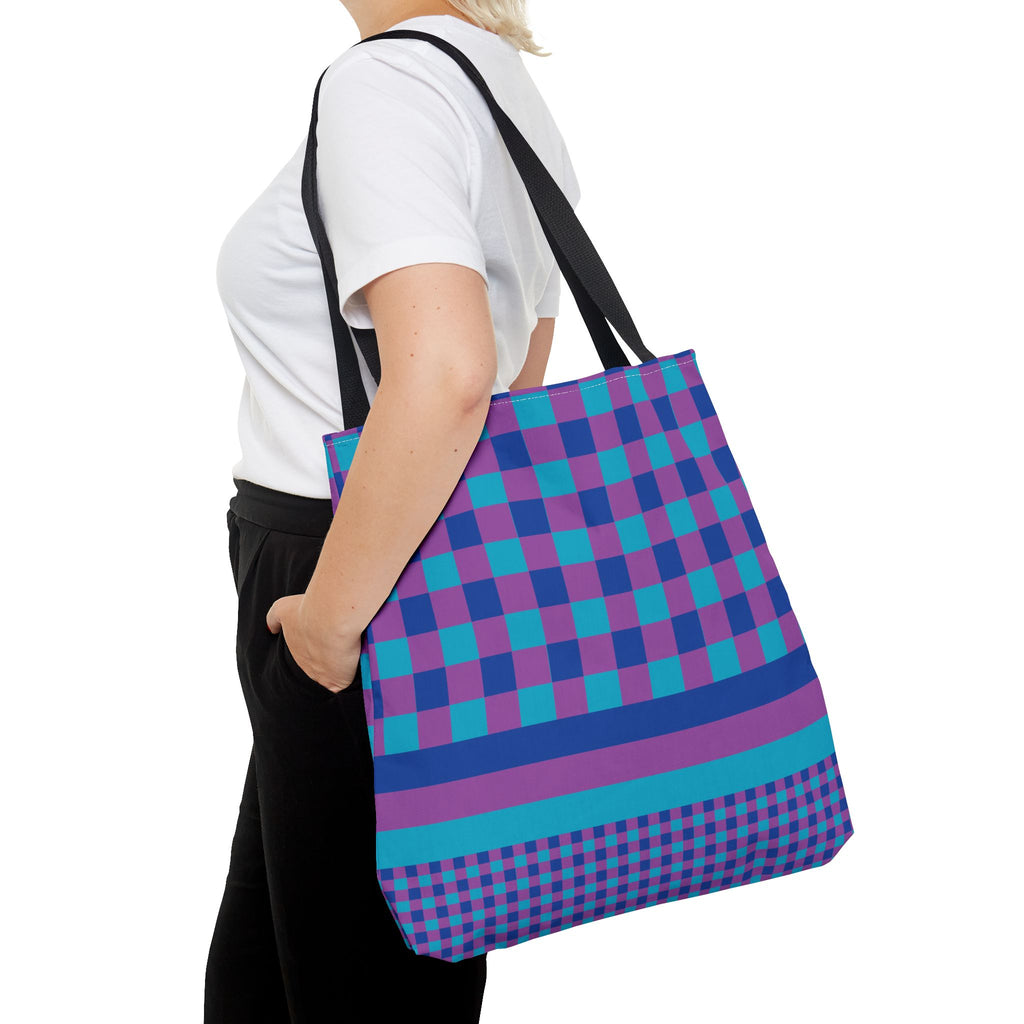 Colorblock Tote Bag