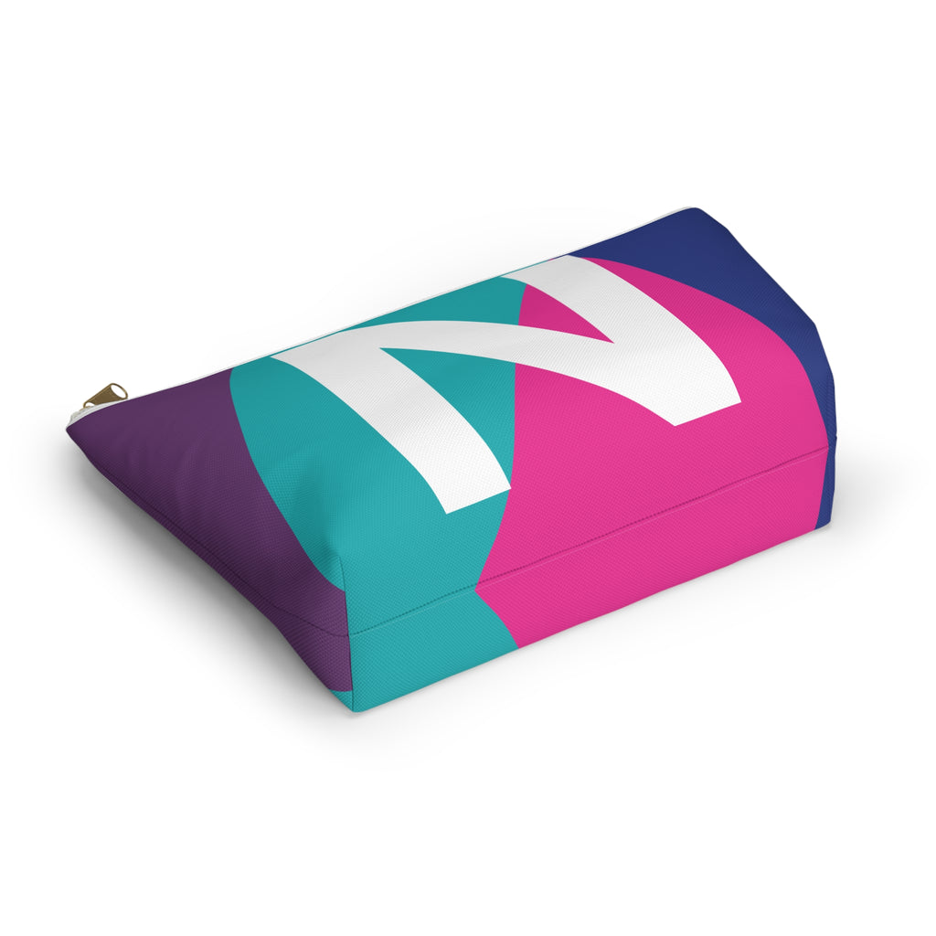 Colorblock Accessory Pouch — Monogram N T-Bottom Cosmetic Bag