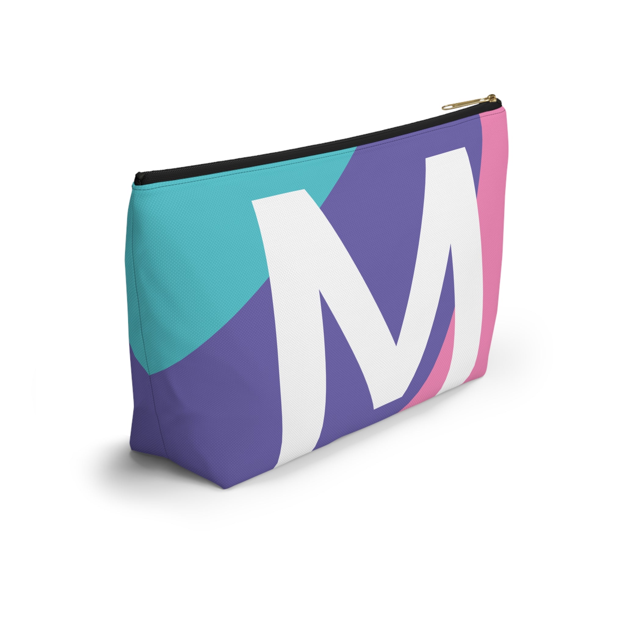 Colorblock Accessory Pouch — Monogram M T-Bottom Cosmetic Bag
