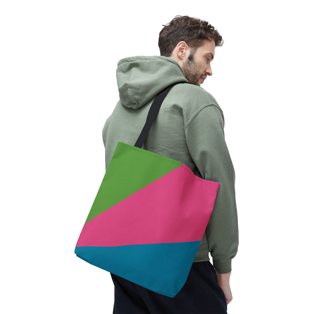Colorblock Tote Bag