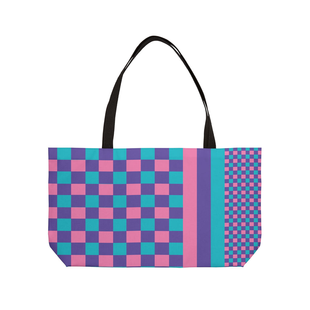 Colorblock Tote Bag