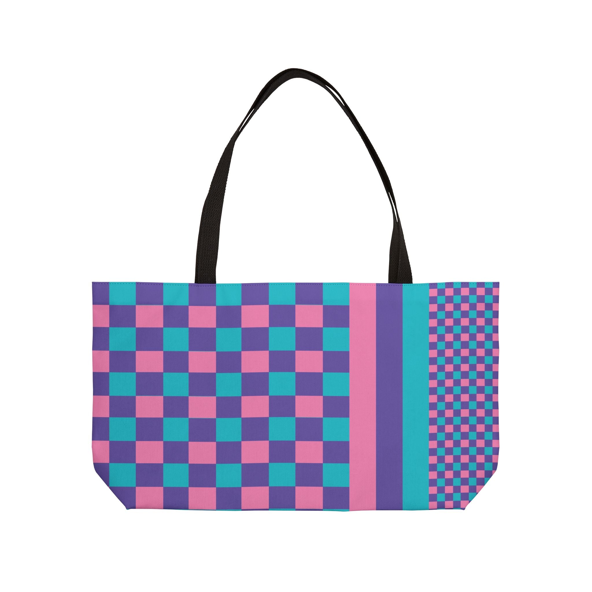 Colorblock Tote Bag