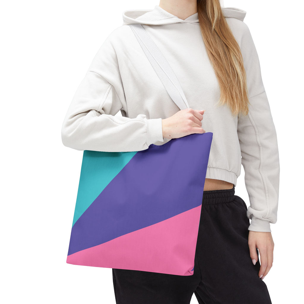 Colorblock Tote Bag