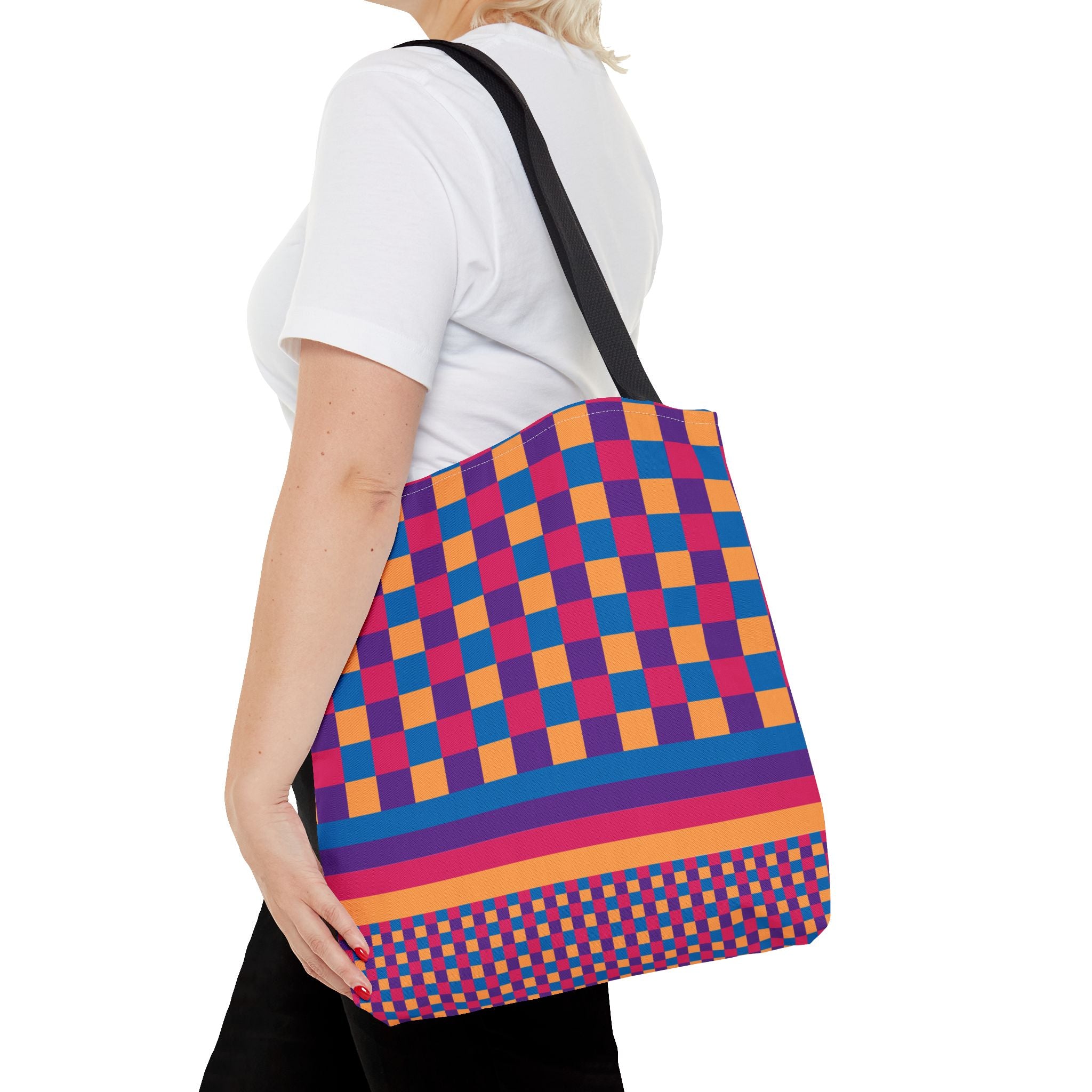 Colorblock Tote Bag
