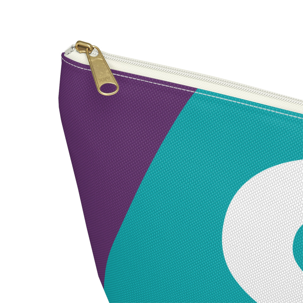 Colorblock Accessory Pouch — Monogram S T-Bottom Cosmetic Bag