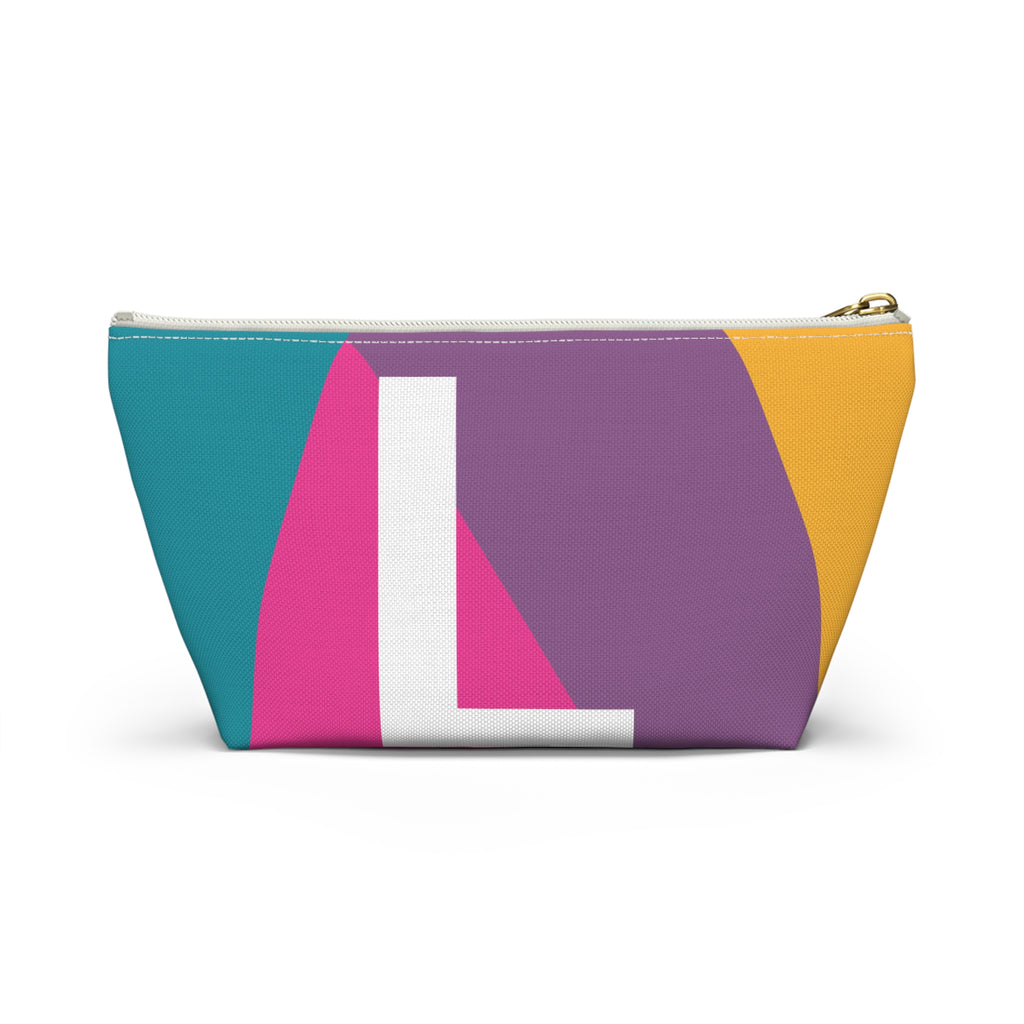 Colorblock Accessory Pouch — Monogram L T-Bottom Cosmetic Bag