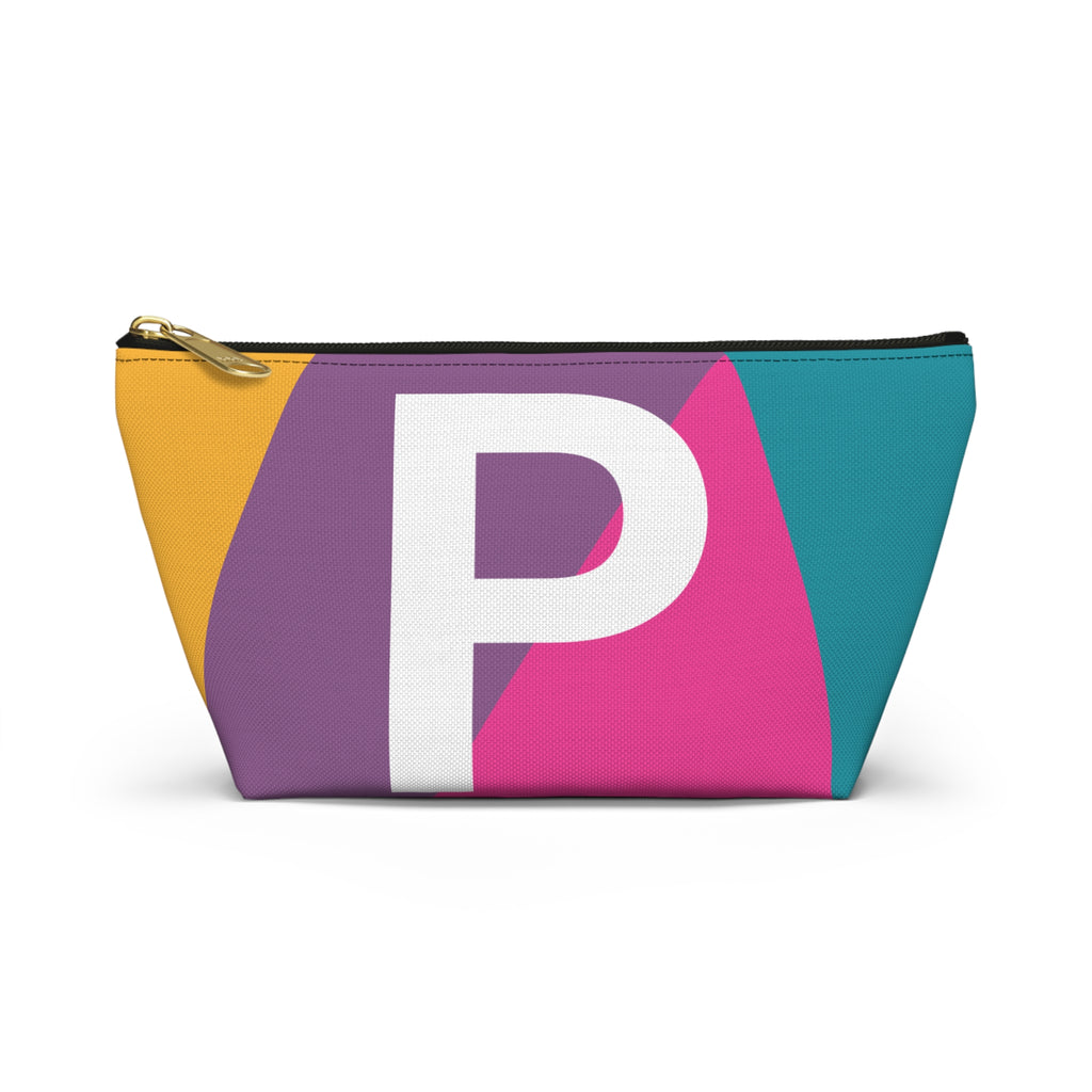 Colorblock Accessory Pouch — Monogram P T-Bottom Cosmetic Bag