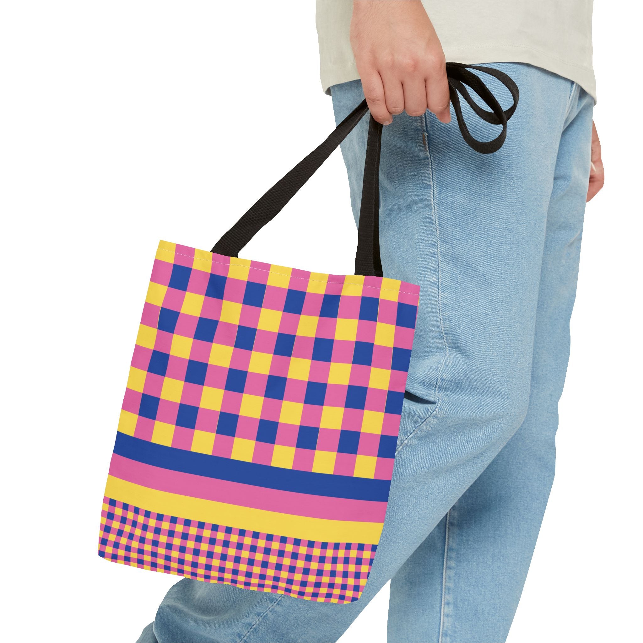 Colorblock Tote Bag